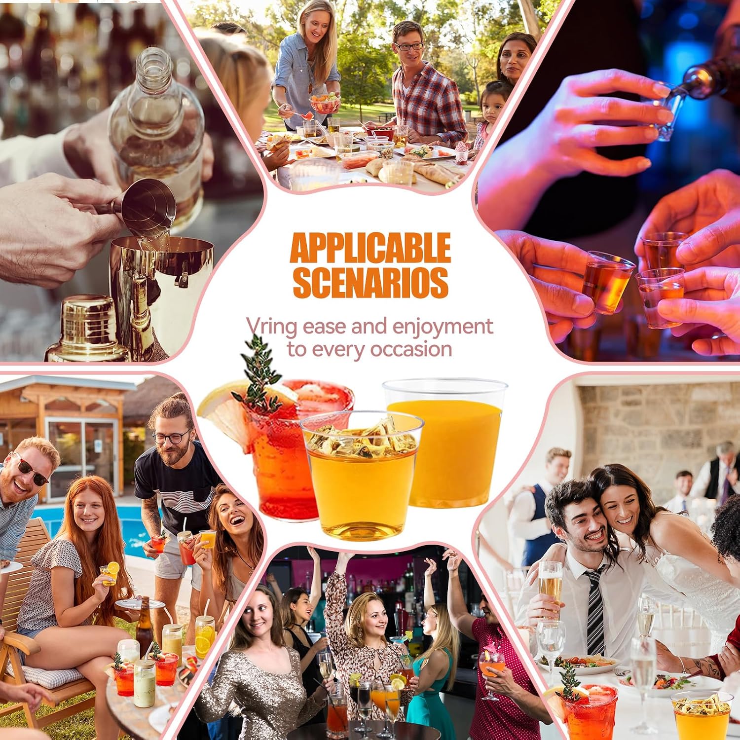 Thumbnail 5 de Behiruch LJG200P snapsglas i plast, 30 ml, 200-pack
