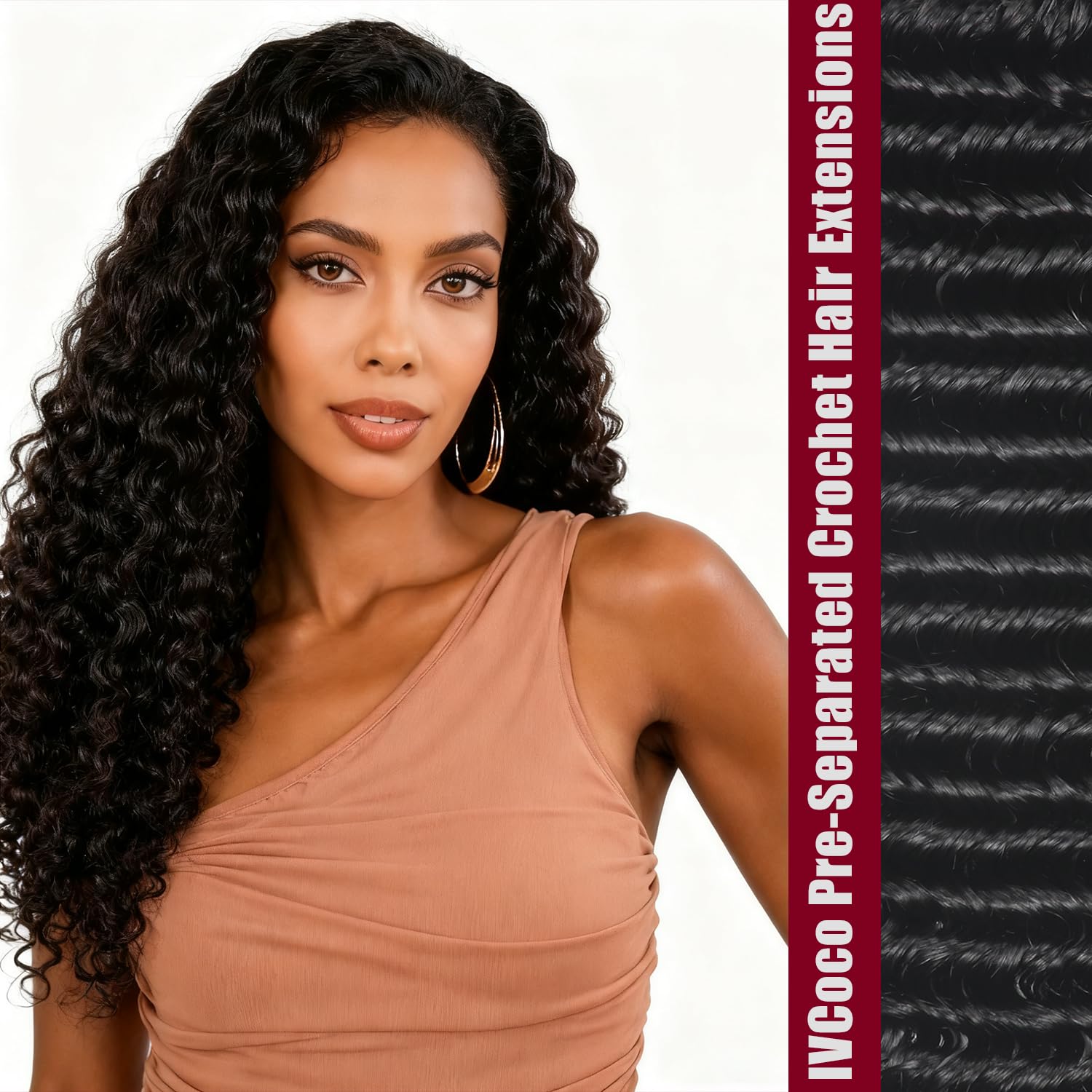 Thumbnail 6 de Human Crochet Hair 18 Inch Deep Wave 💇♀