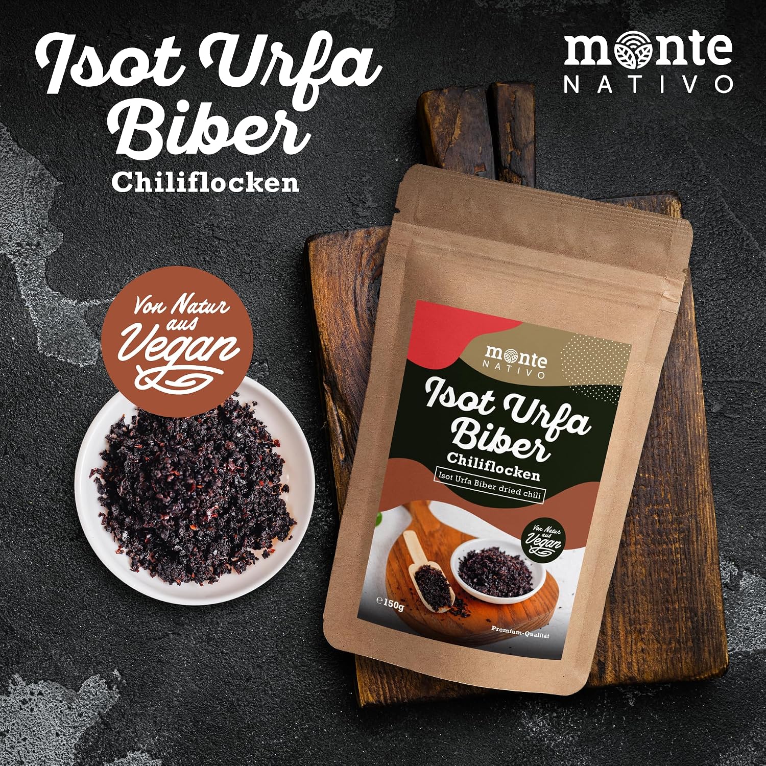 Detalle de Isot Biber Monte Nativo (Urfa Biber) – 150 g