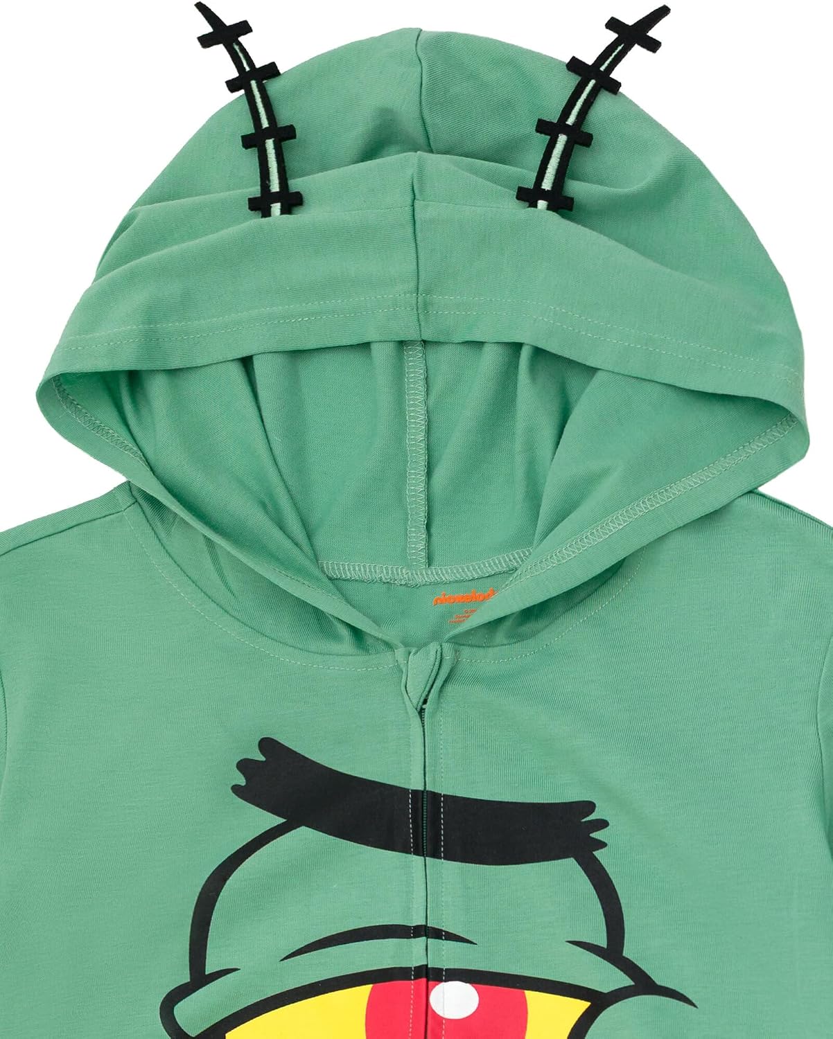 Detalle 1 de Nickelodeon SpongeBob SquarePants Zip-Up Cosplay Coverall, Hooded and Long Sleeve