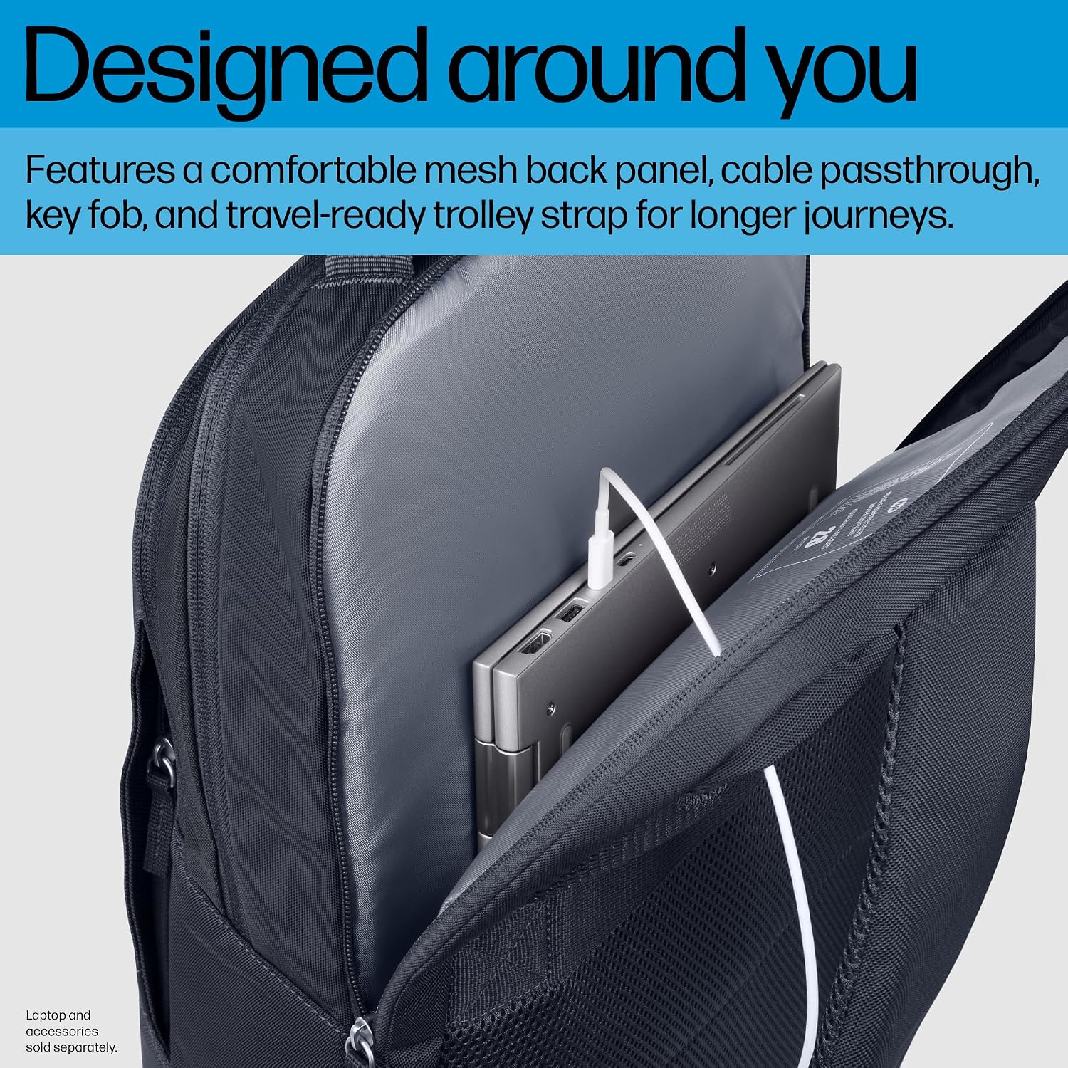 Detalle 2 de HP Everyday 16-inch Laptop Backpack with Recycled Materials