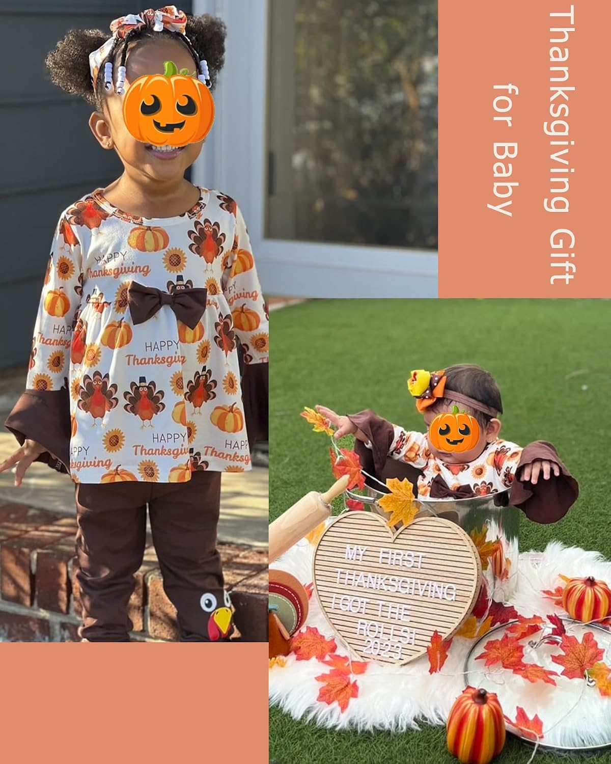 Detalle de Toddler Girl Outfit Set, Cotton Blend