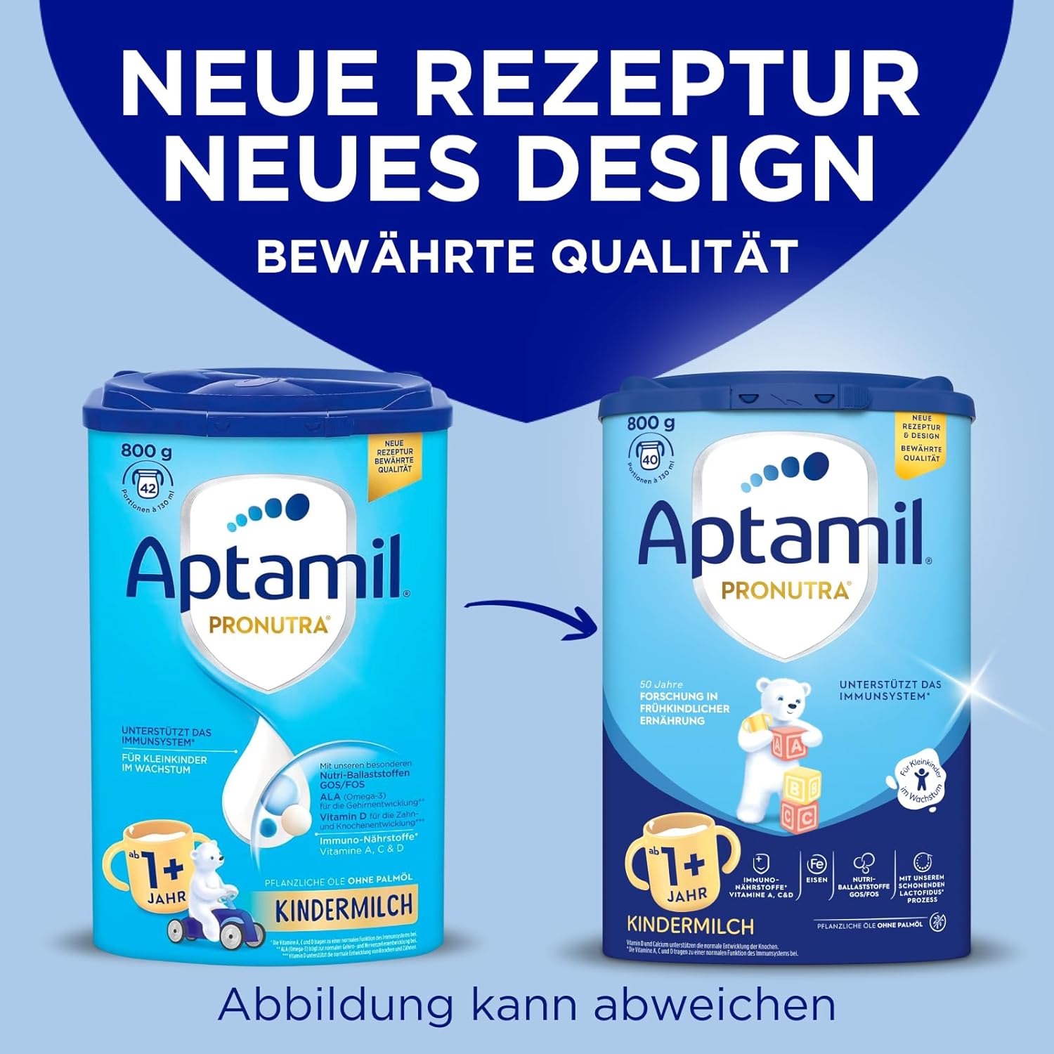 Detalle de Aptamil Kindermilch 1 Plus ab 1 Jahr – 800 g