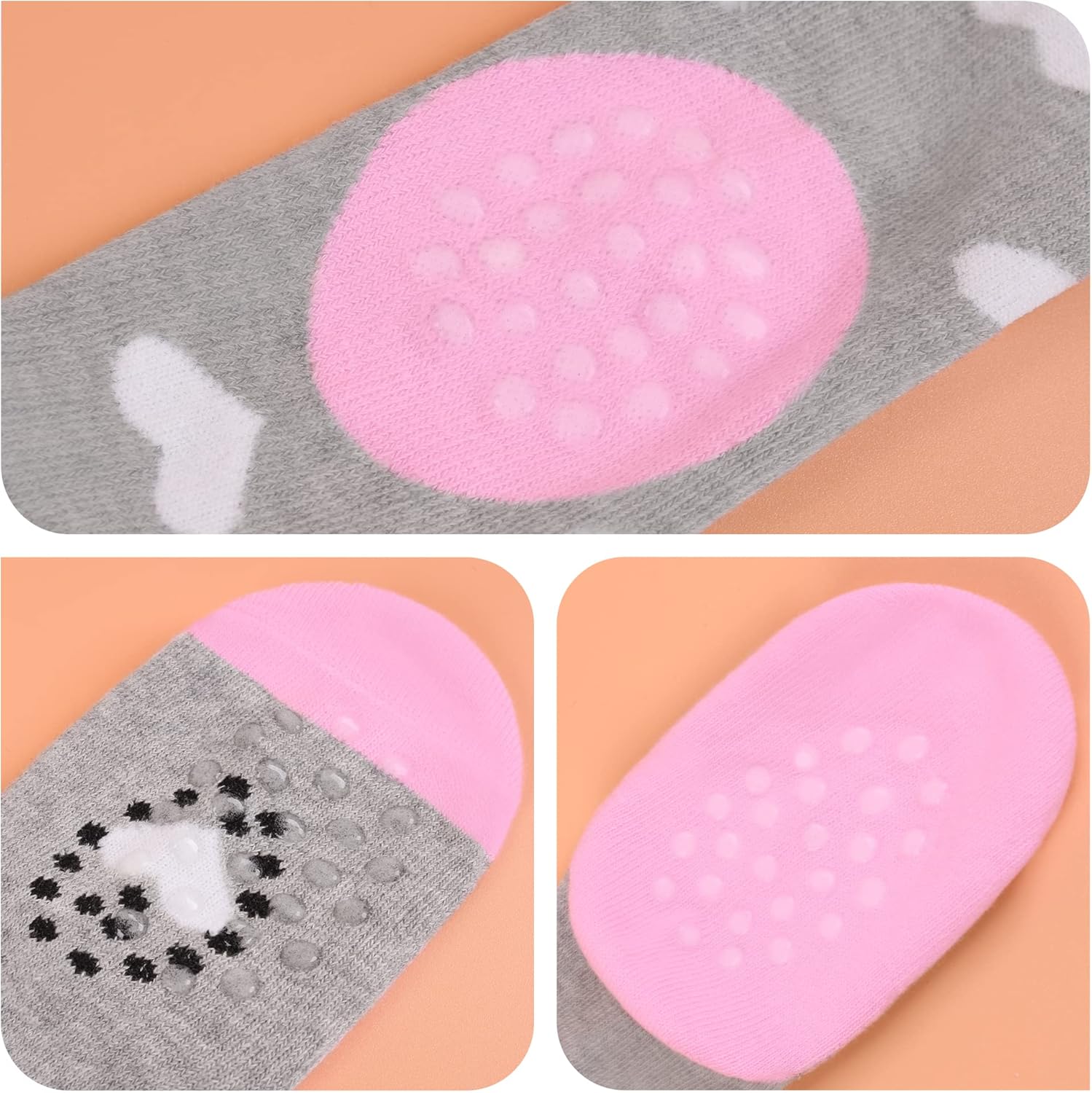 Thumbnail 3 de L&K-II Collant gattonare con suola antiscivolo: comfort, calore e grip per i primi movimenti