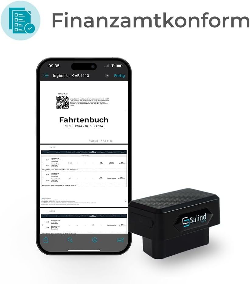 Thumbnail 1 de Salind GPS Fahrtenbuch Tracker