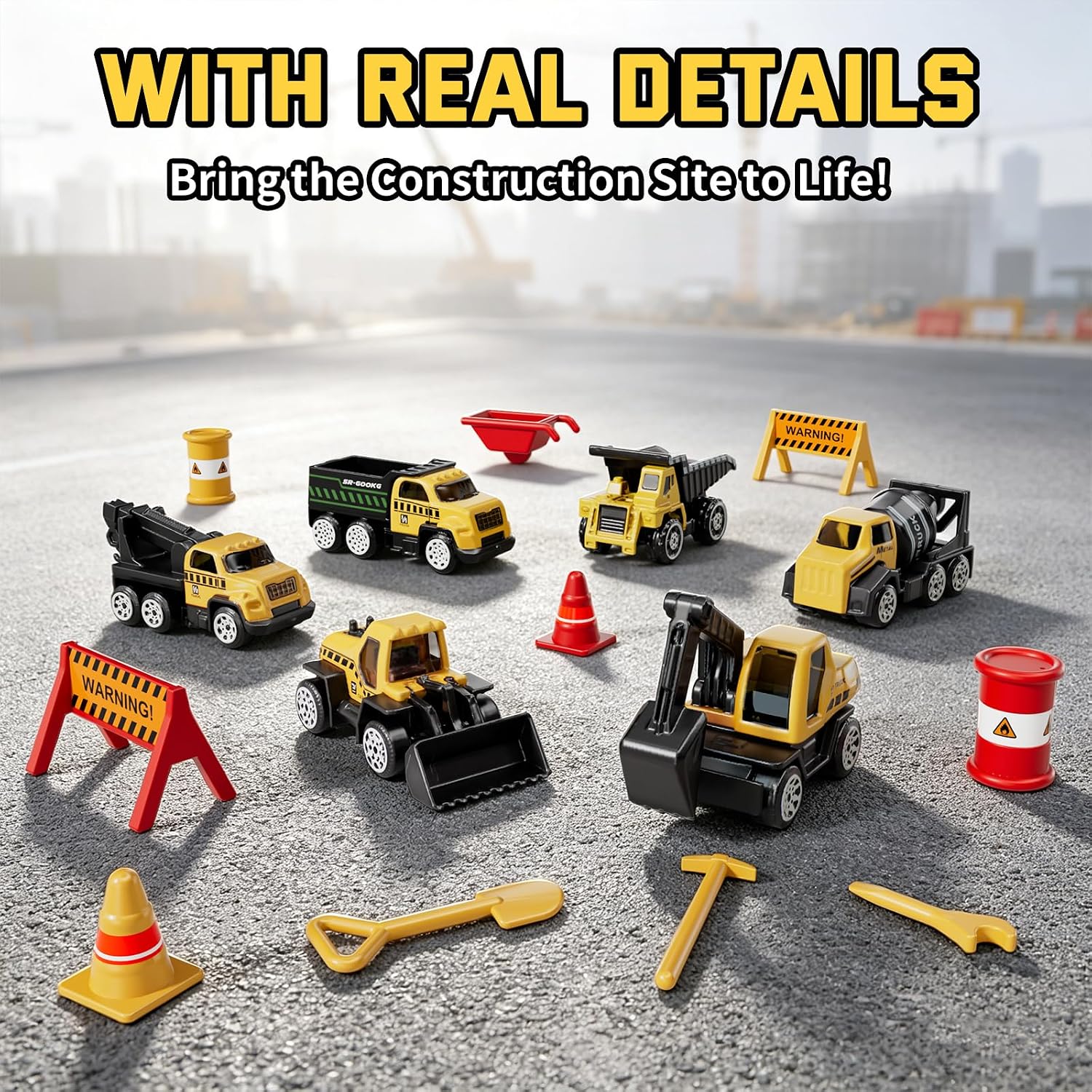 Detalle 2 de Lehoo Castle Crane Truck Toy, 12.6-Inch