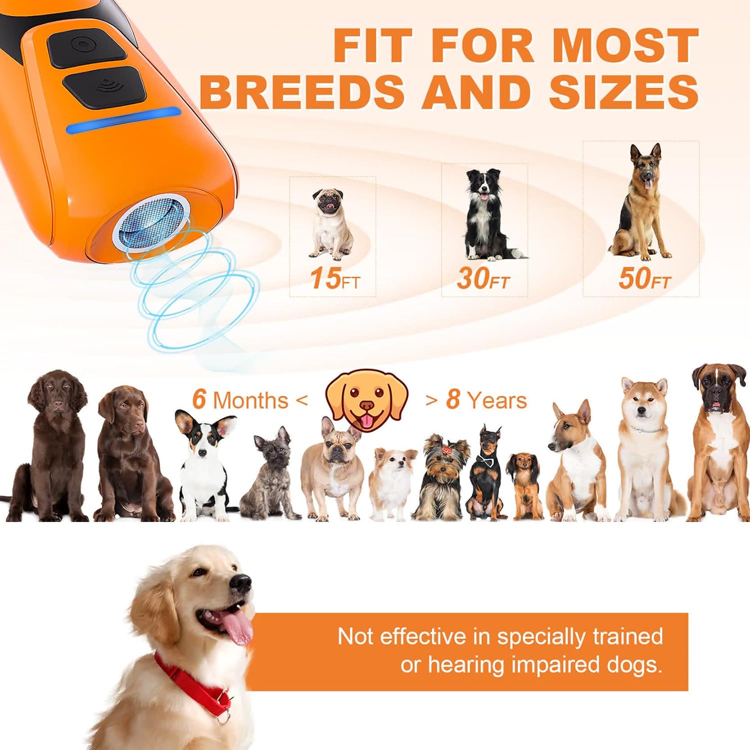 Detalle de Honey Paws Ultrasonic Anti Barking Device for Dogs