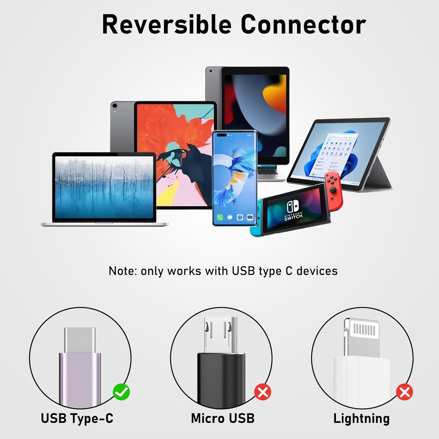 Thumbnail 5 de Extra Long USB C Charger Cable 5m 3A for PS5 controllers