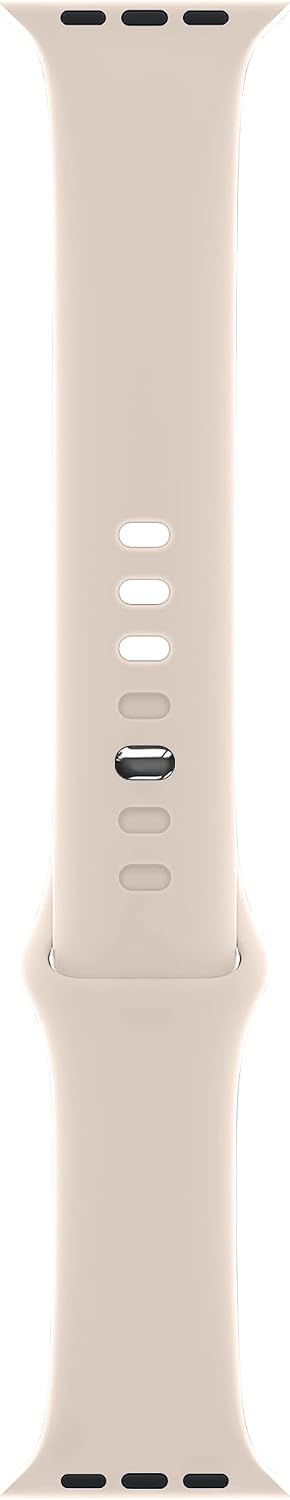 Detalle de Bracelet DONEGANI SB en silicone pour Apple Watch Ultra 2 & Series 10/9/8/7/6/5/4/3/2/1 (Étoile)