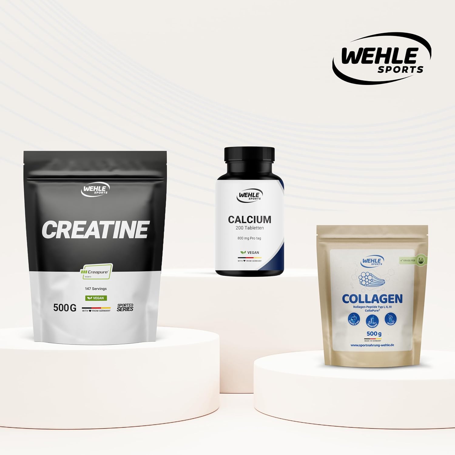 Detalle 2 de Creapure® Creatine Monohydrat Pulver 500 g – Hochdosiert, vegan, in Deutschland abgefüllt
