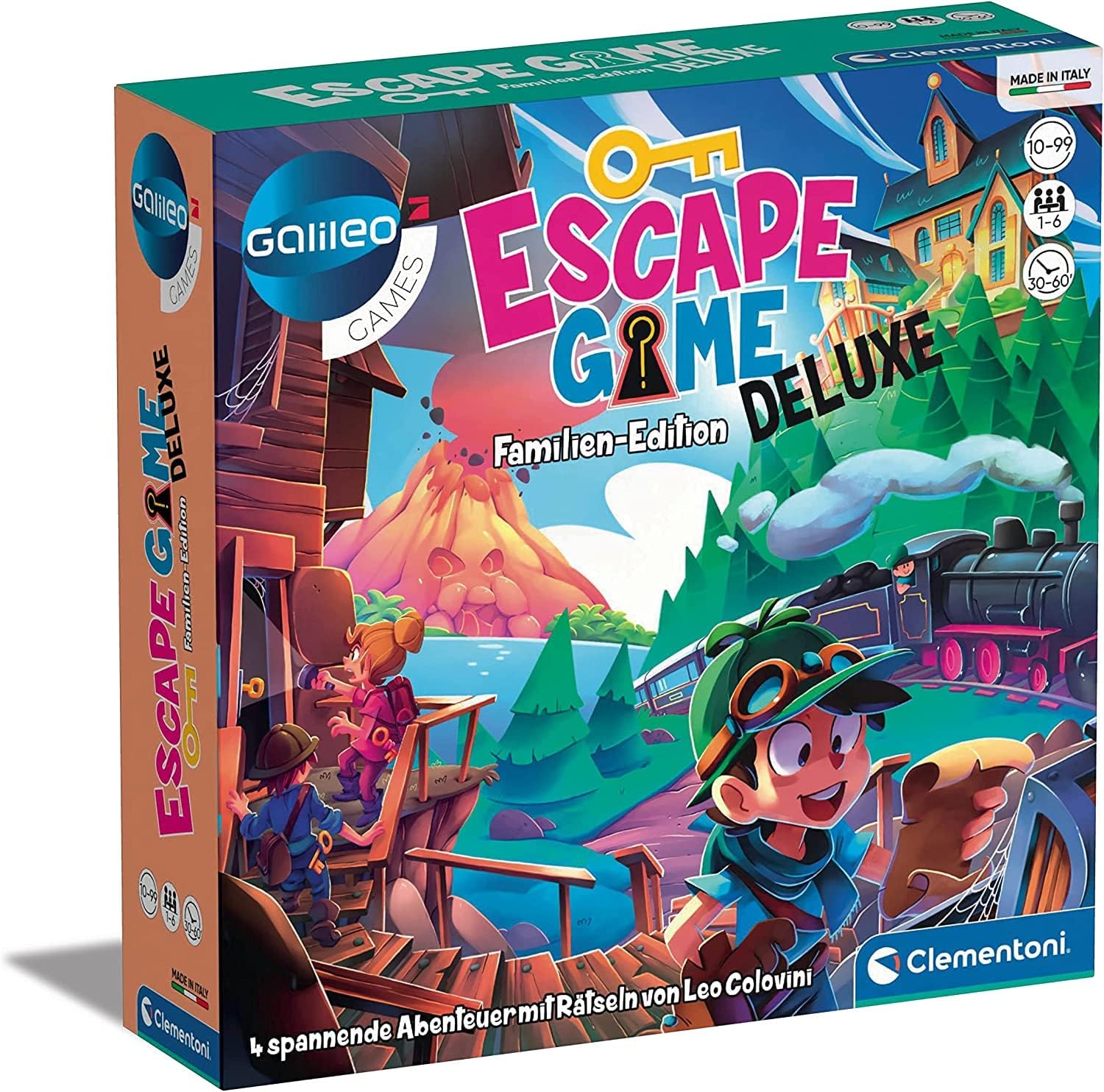 Detalle de Clementoni Escape Game 30×30×7,7 cm 🎲
