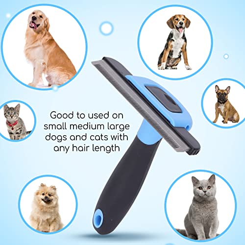 Detalle 2 de Nobleza Strumento Premium per Il deShedding del Sottopelo con Denti Flessibili in Acciaio Inossidabile
