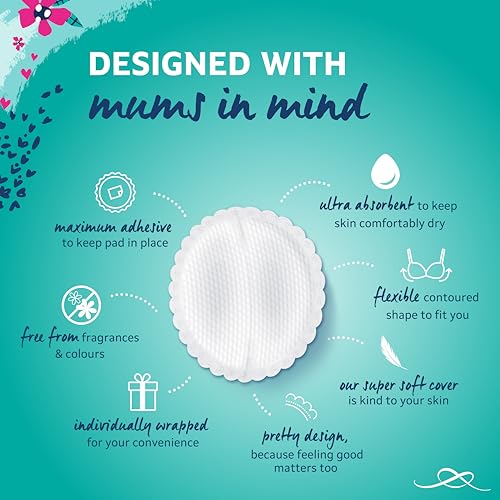 Thumbnail 3 de Lil-Lets Maternity Breast Pads, 120 Count (4 x 30) – Ultra Slim, Disposable Nursing Pads for Breastfeeding Mums