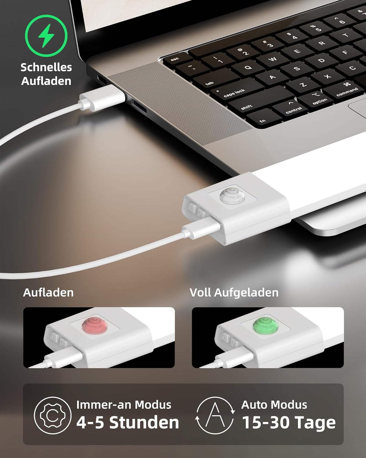 Thumbnail 4 de EZVALO Schrankbeleuchtung 20 cm 3er-Set