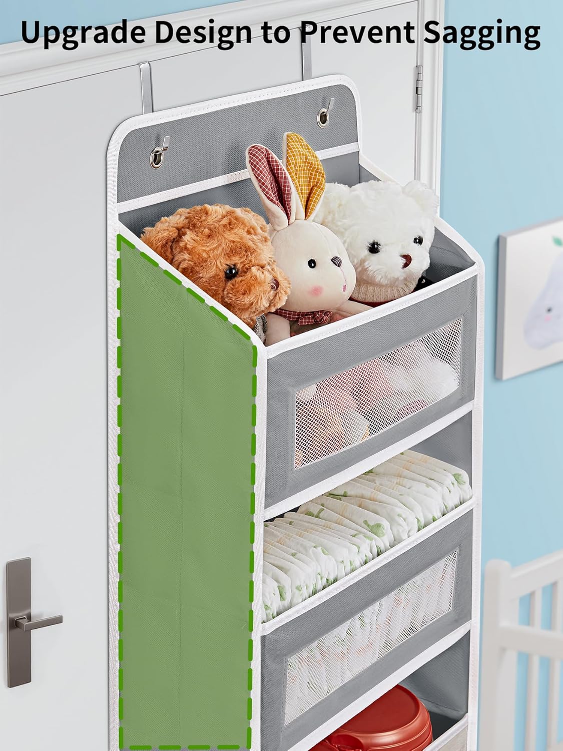 Thumbnail 3 de JARLINK Over The Door Organizer 5 Shelf, 44 lb