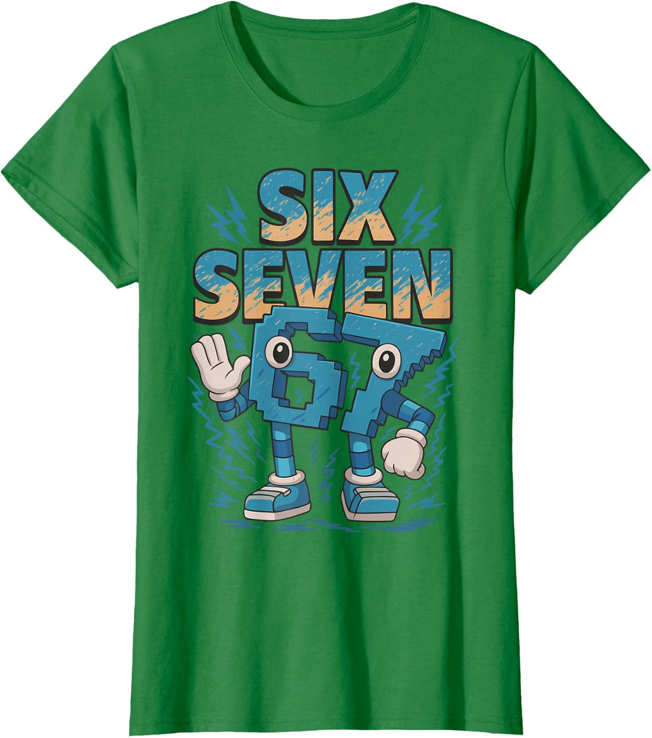 Thumbnail 3 de Kids Meme 67 Six Seven 6 7 Italian Brainrot T-Shirt