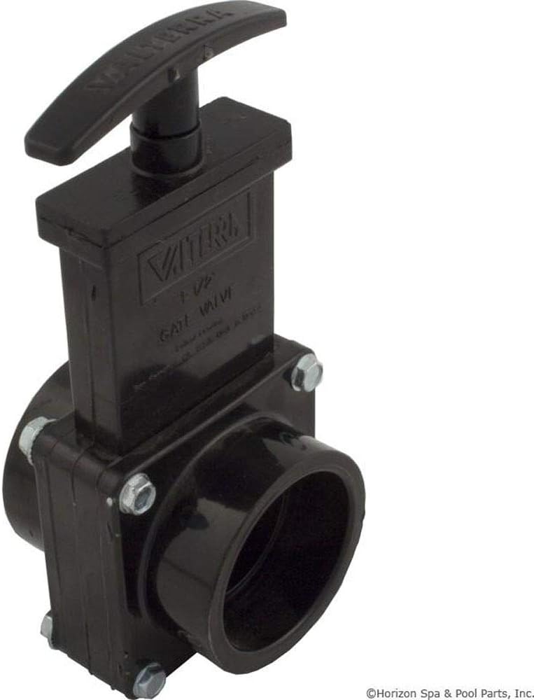 Detalle 2 de Valterra 7101 ABS製ゲートバルブ ブラック、1-1/2インチSlip接続