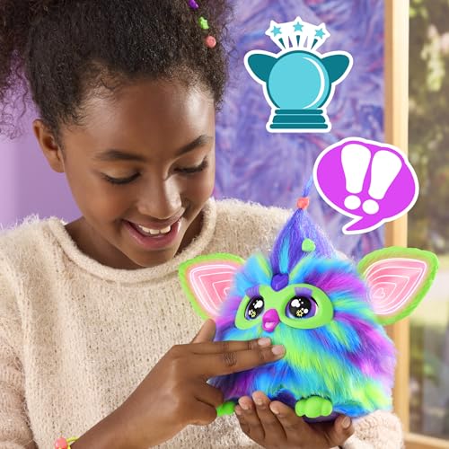 Thumbnail 6 de Furby Galaxy de Furby (peluche interactivo que brilla en la oscuridad) – versión en español