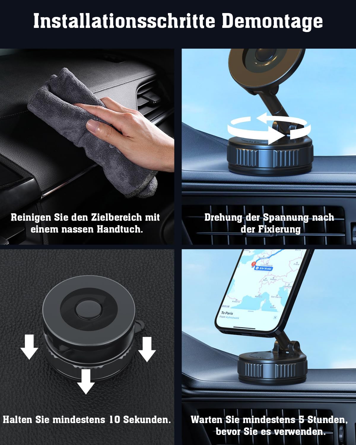 Thumbnail 4 de Handyhalterung Auto N55 360° faltbar