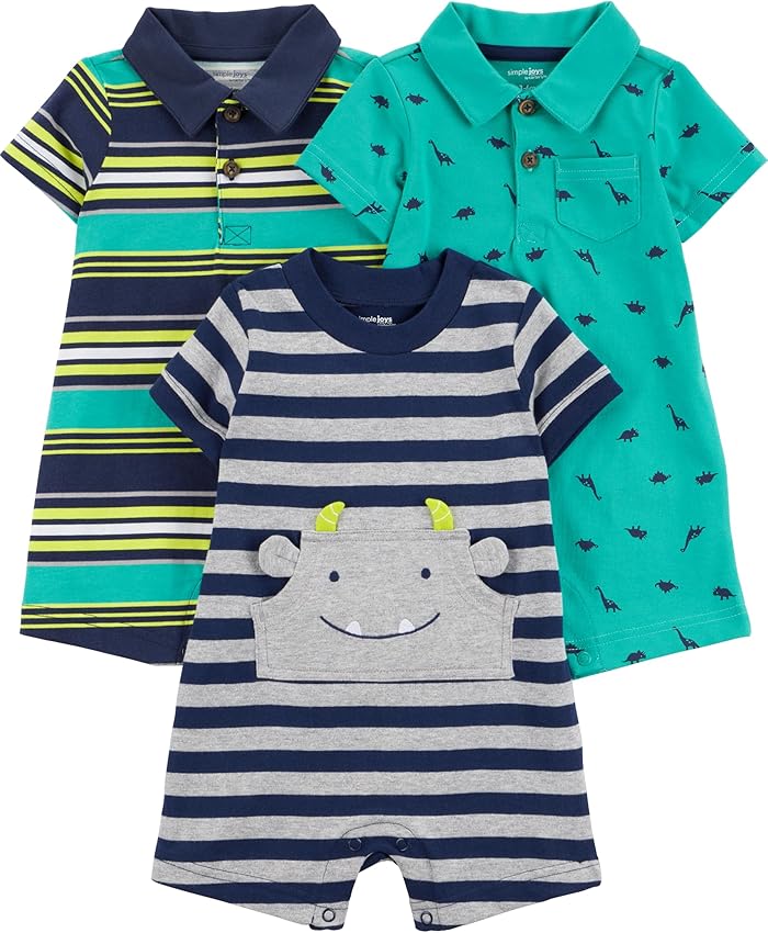Simple Joys by Carter's rompers pack 3 unidades 0 meses