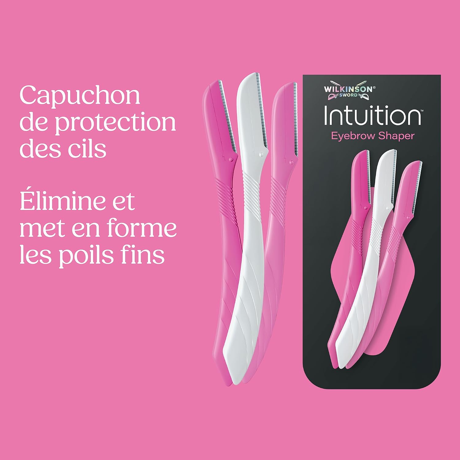Detalle de Wilkinson Sword Intuition Eyebrow Shaper – rasoir à sourcils avec 5 accessoires et embout de précision