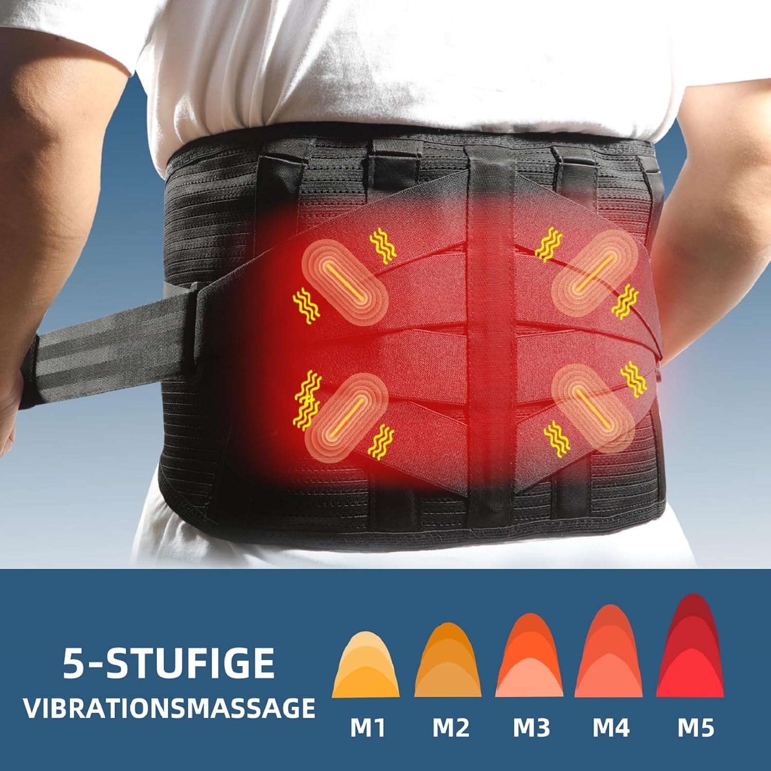 Detalle 2 de HONGJING Rückenmassagegürtel 5000 mAh