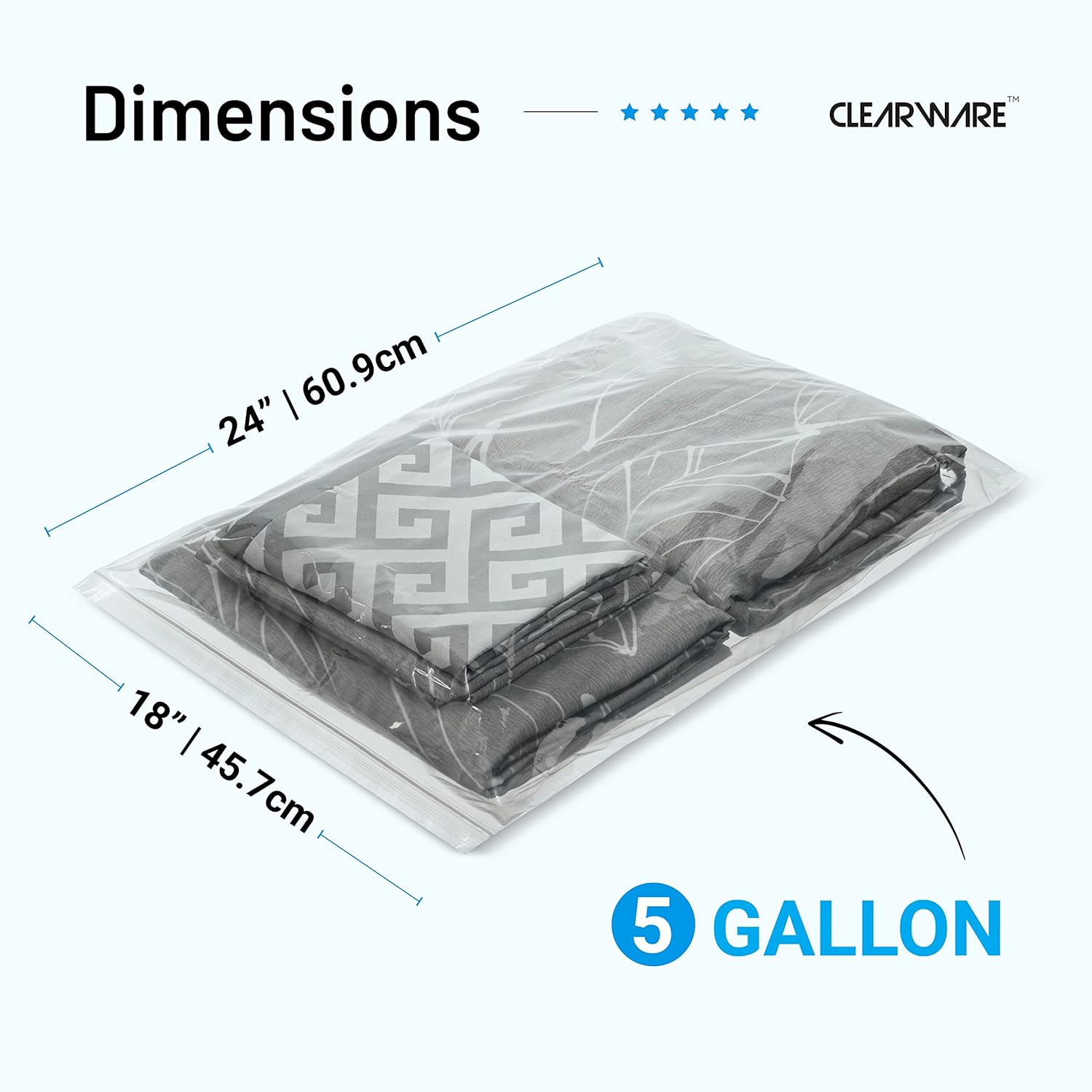 Thumbnail 1 de 5 Gallon Reusable Storage Bags 12-Pack