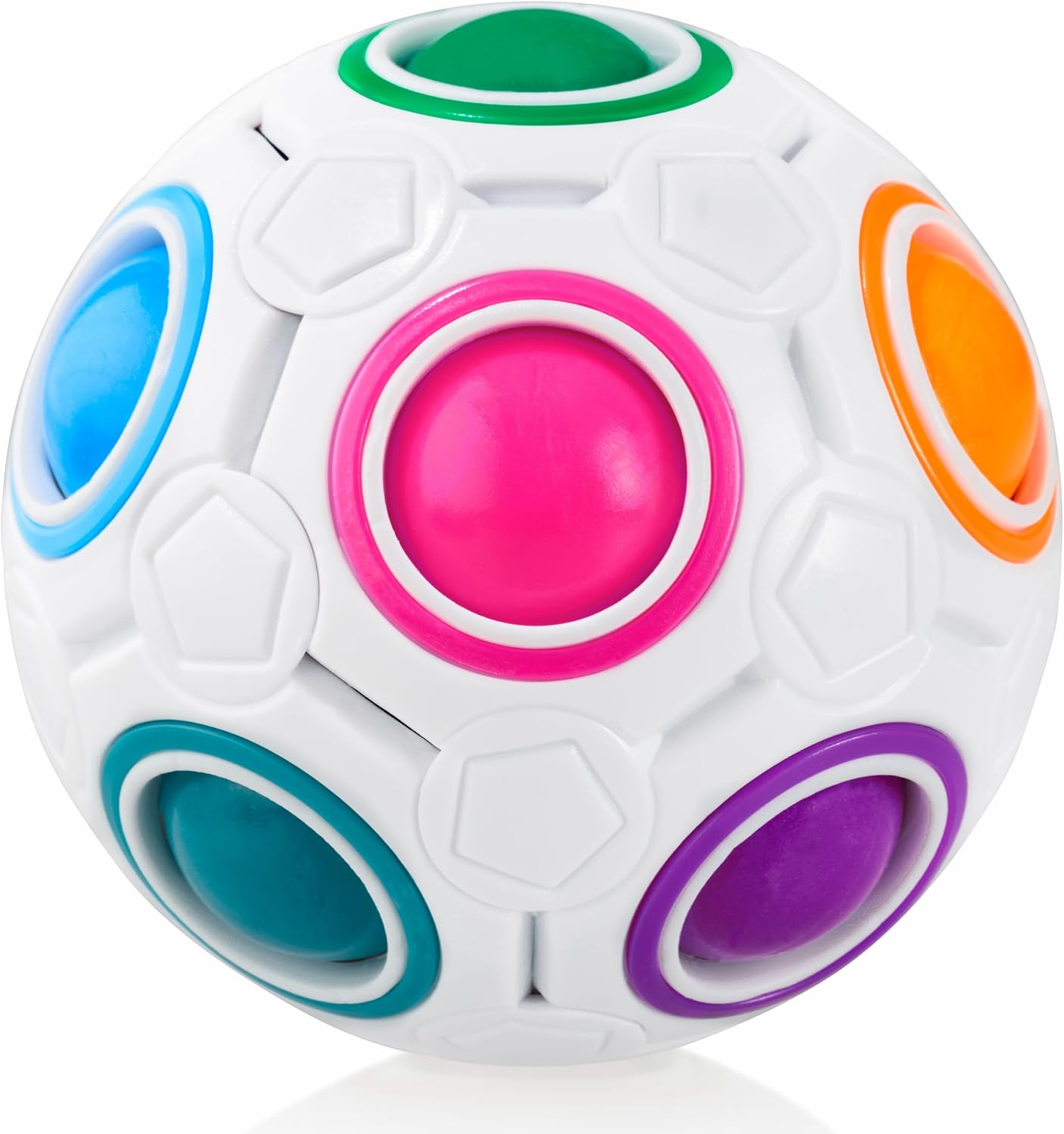 Detalle de CUBIDI Bola Mágica Arcoíris 7 cm