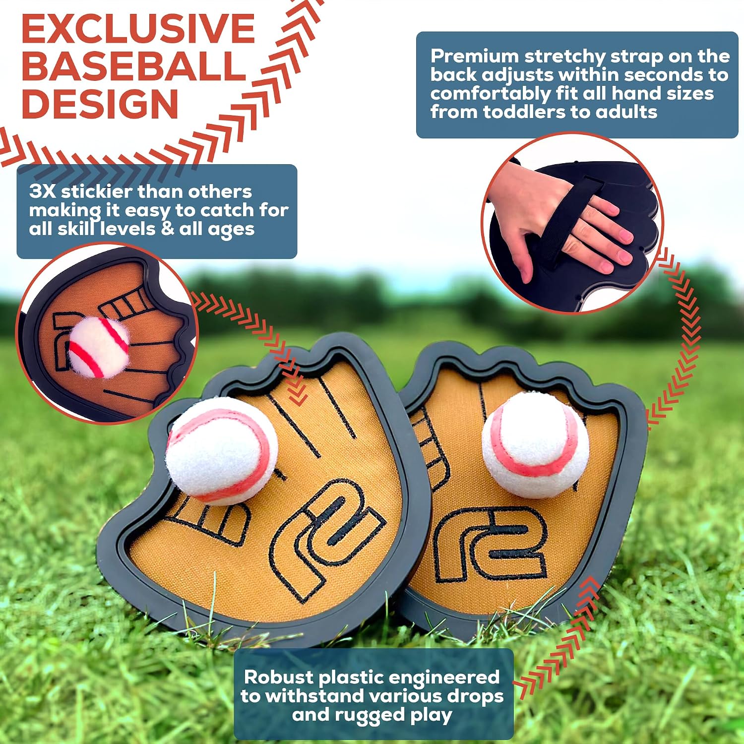 Detalle de Toss and Catch Ball Game Set