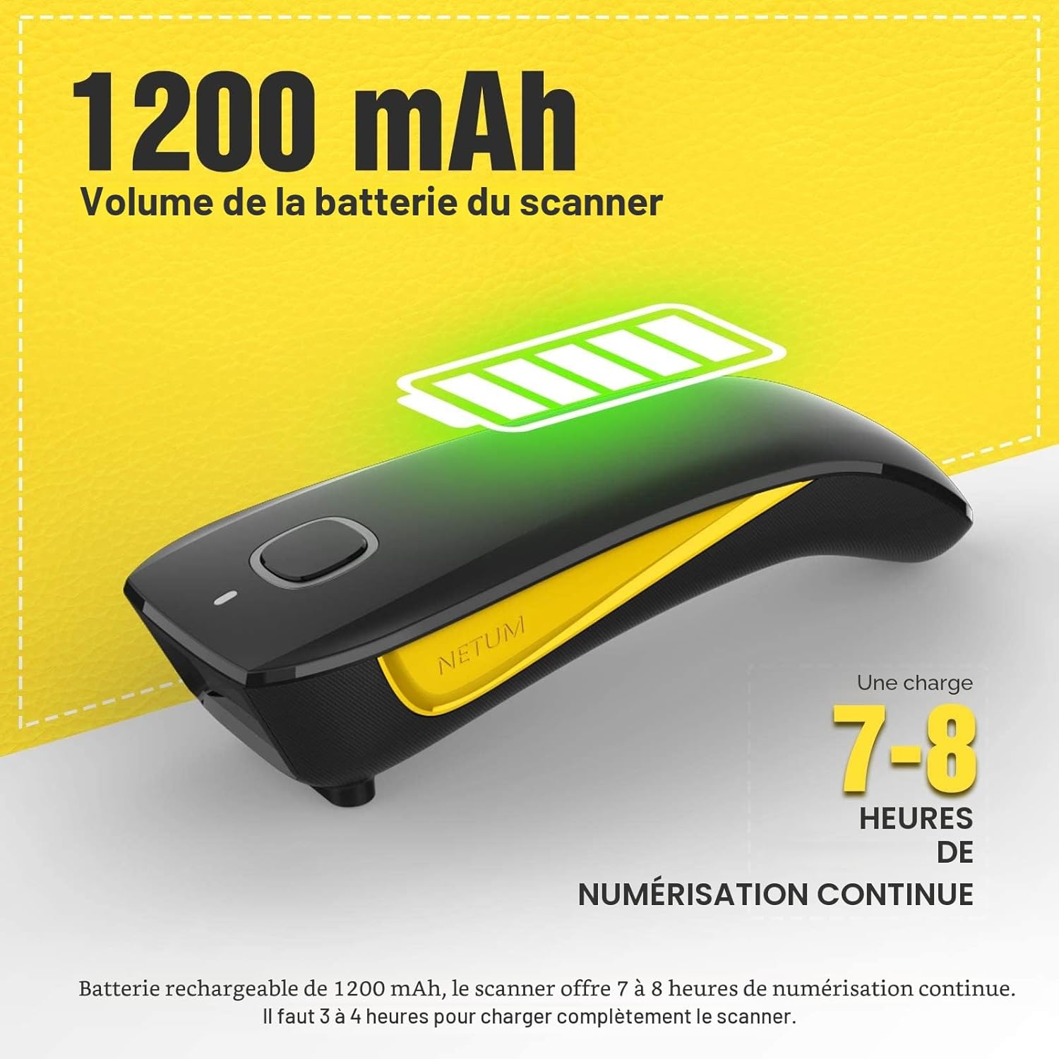 Thumbnail 4 de NETUM C750 scanner 2D 1200 mAh
