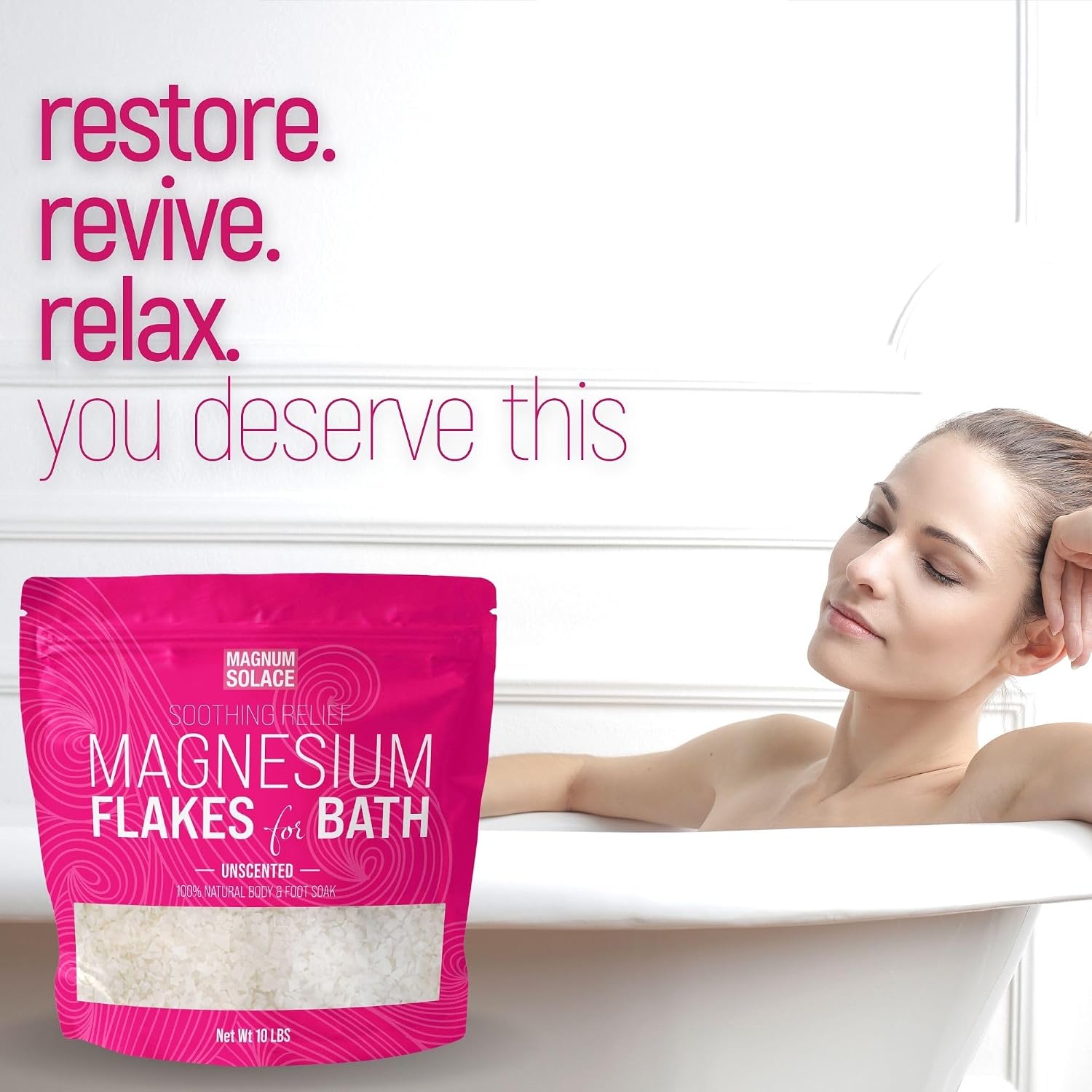 Thumbnail 1 de Magnesium Bath Flakes, 10 lbs