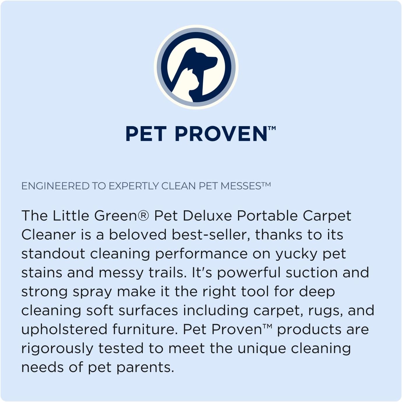 Detalle 2 de Bissell Little Green Pet Deluxe Carpet Cleaner, 3353 ⚙