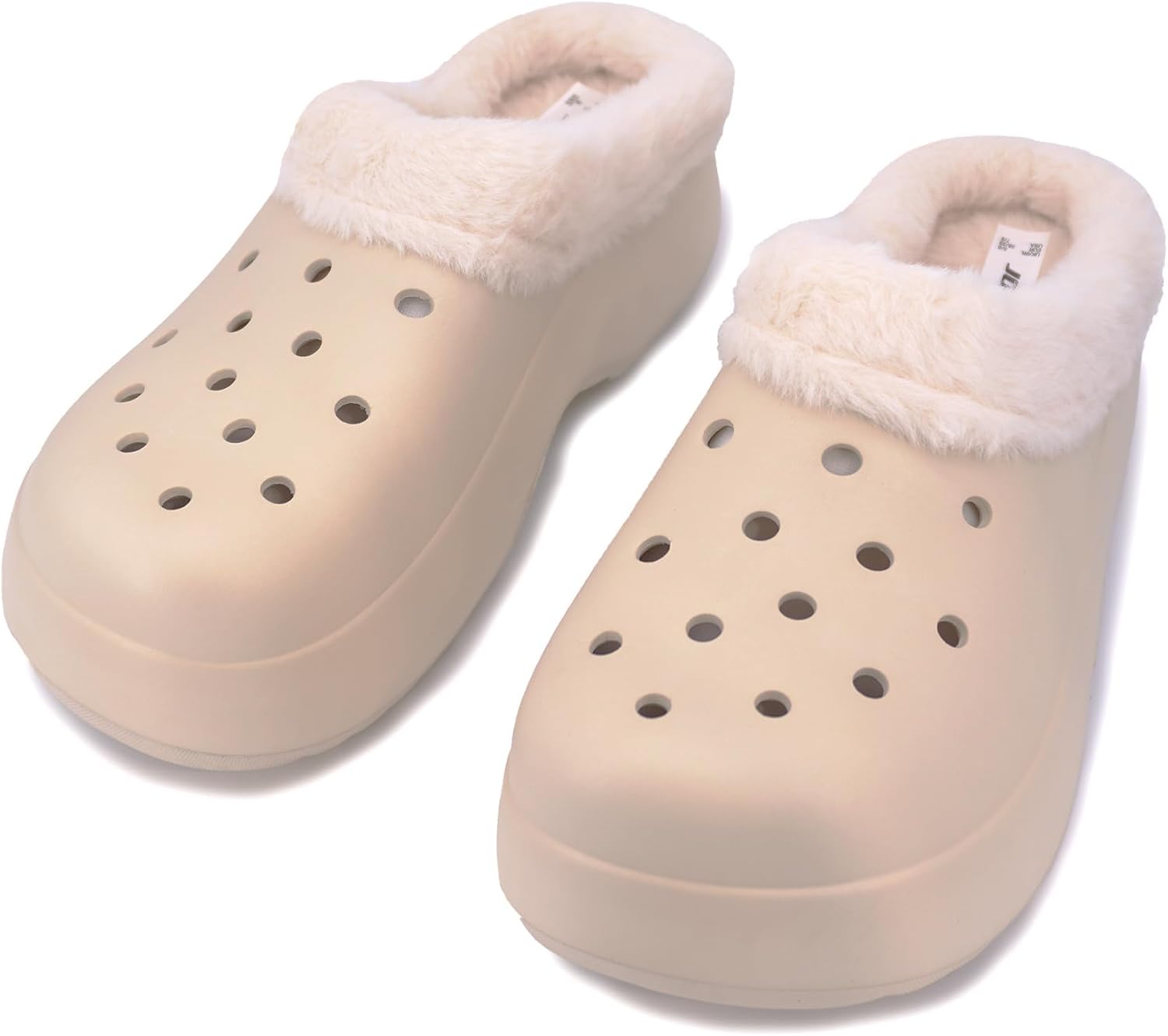 Detalle 2 de JOMIX gevoerde winterpantoffels met pluche voering, EVA-zool en antislipprofiel