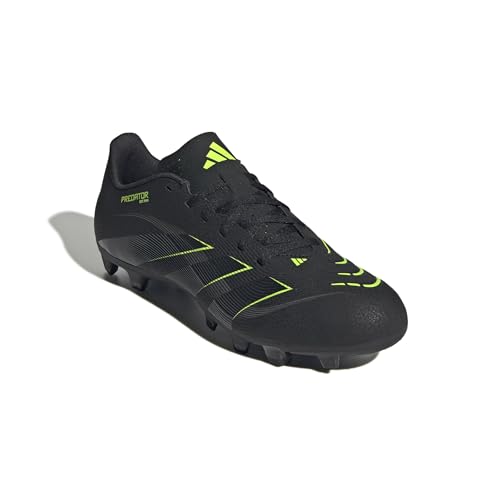 Thumbnail 3 de adidas Predator Club Firm Ground/Multi Ground Football Boots (Unisex) - Core Black/Carbon/Lucid Lemon, 9 UK