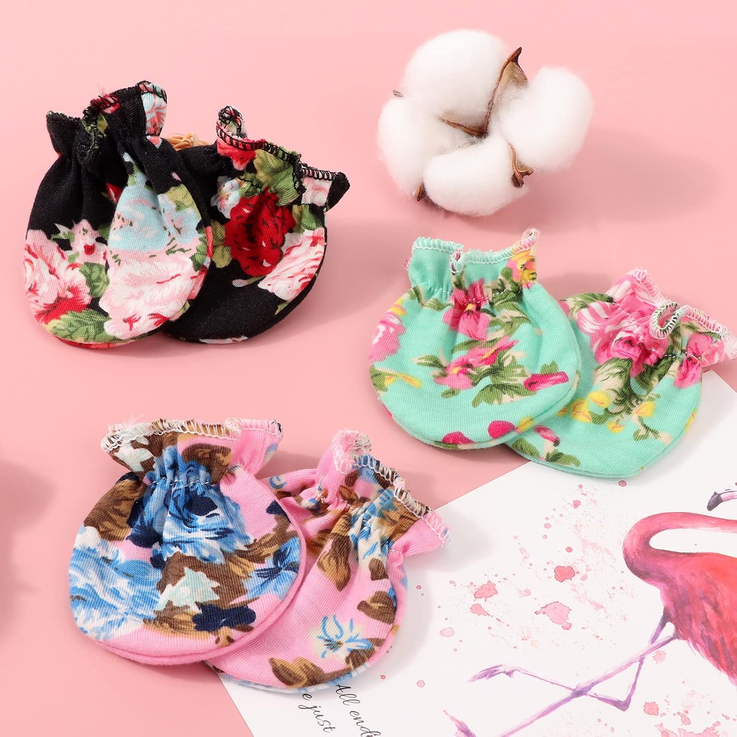 Detalle 2 de DRESHOW Newborn Baby Mittens 0–6 months