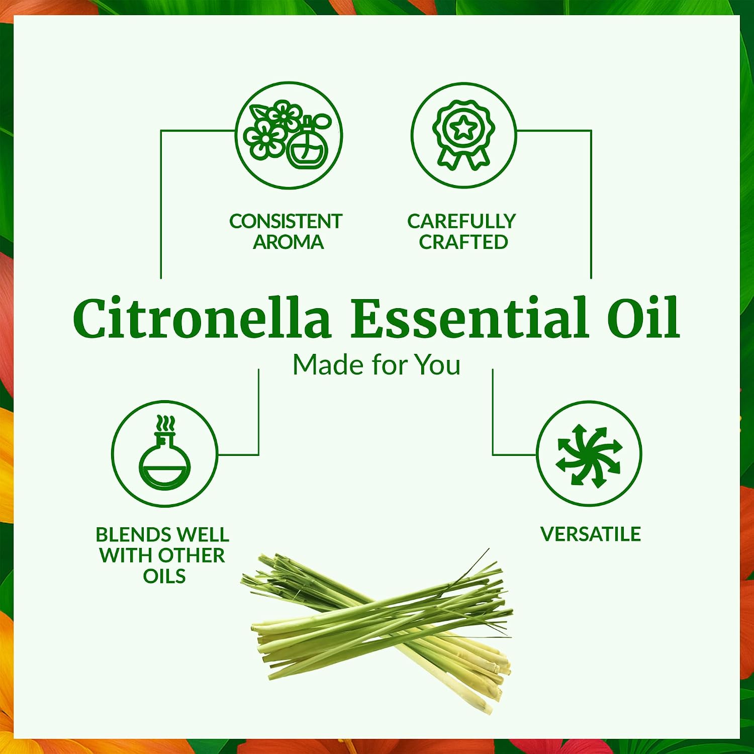 Detalle de SVA Citronella Essential Oil 4 Fl Oz
