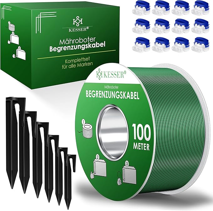 KESSER® Cable de Limitación para Robot Cortacésped 🌱