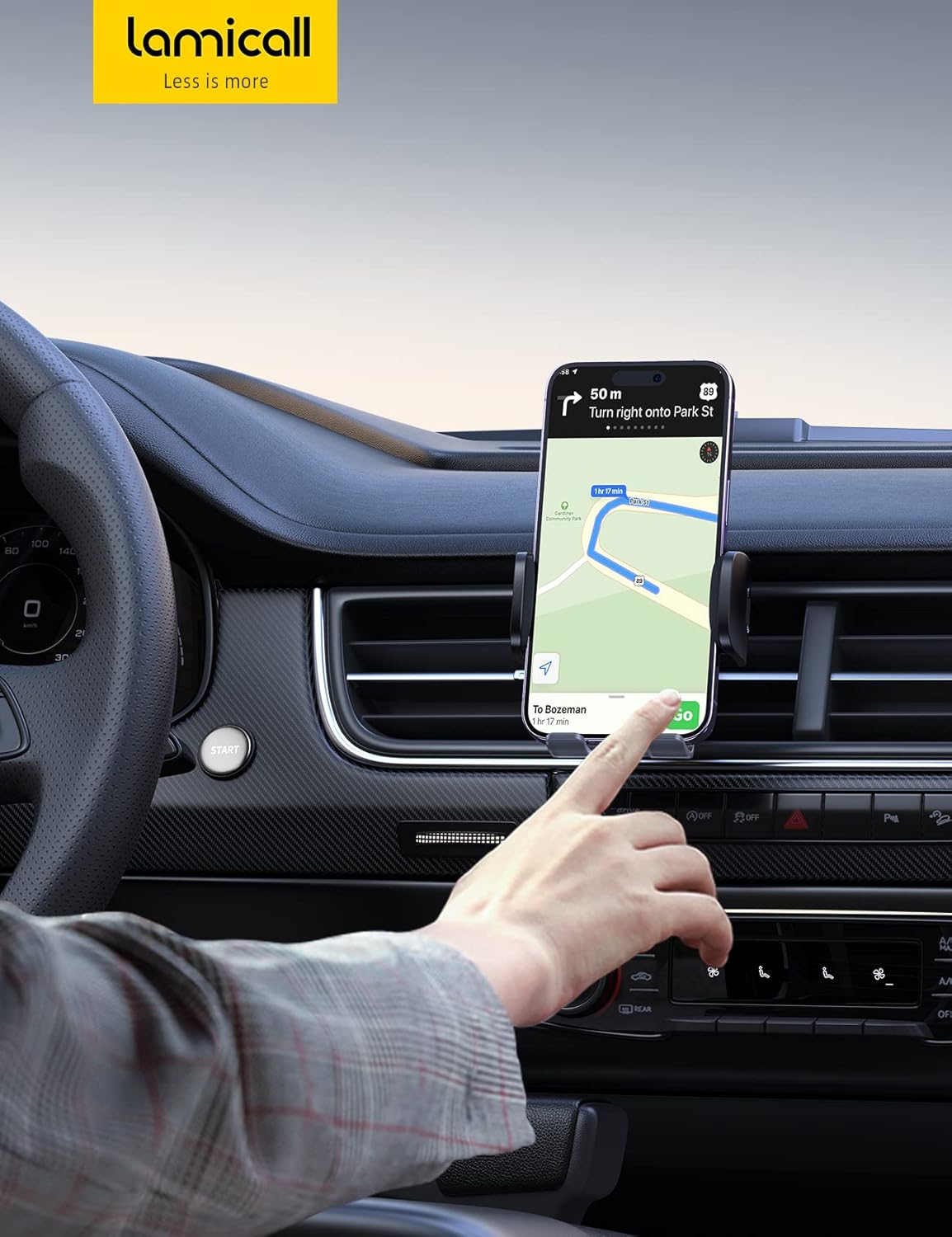 Thumbnail 6 de Lamicall Car Vent Phone Holder 4–7"