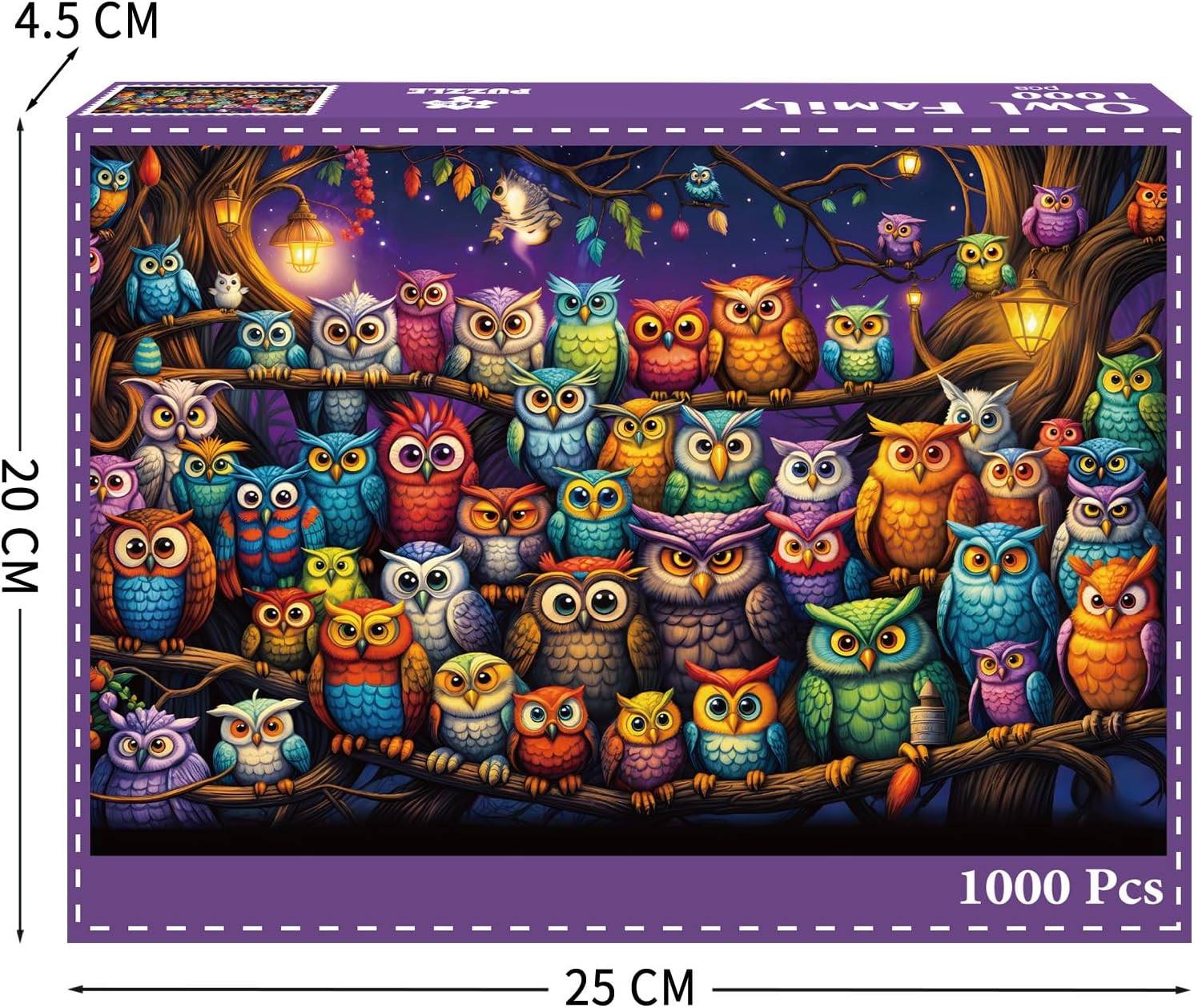Detalle 1 de TangComplete Owl Family Puzzle 🧩