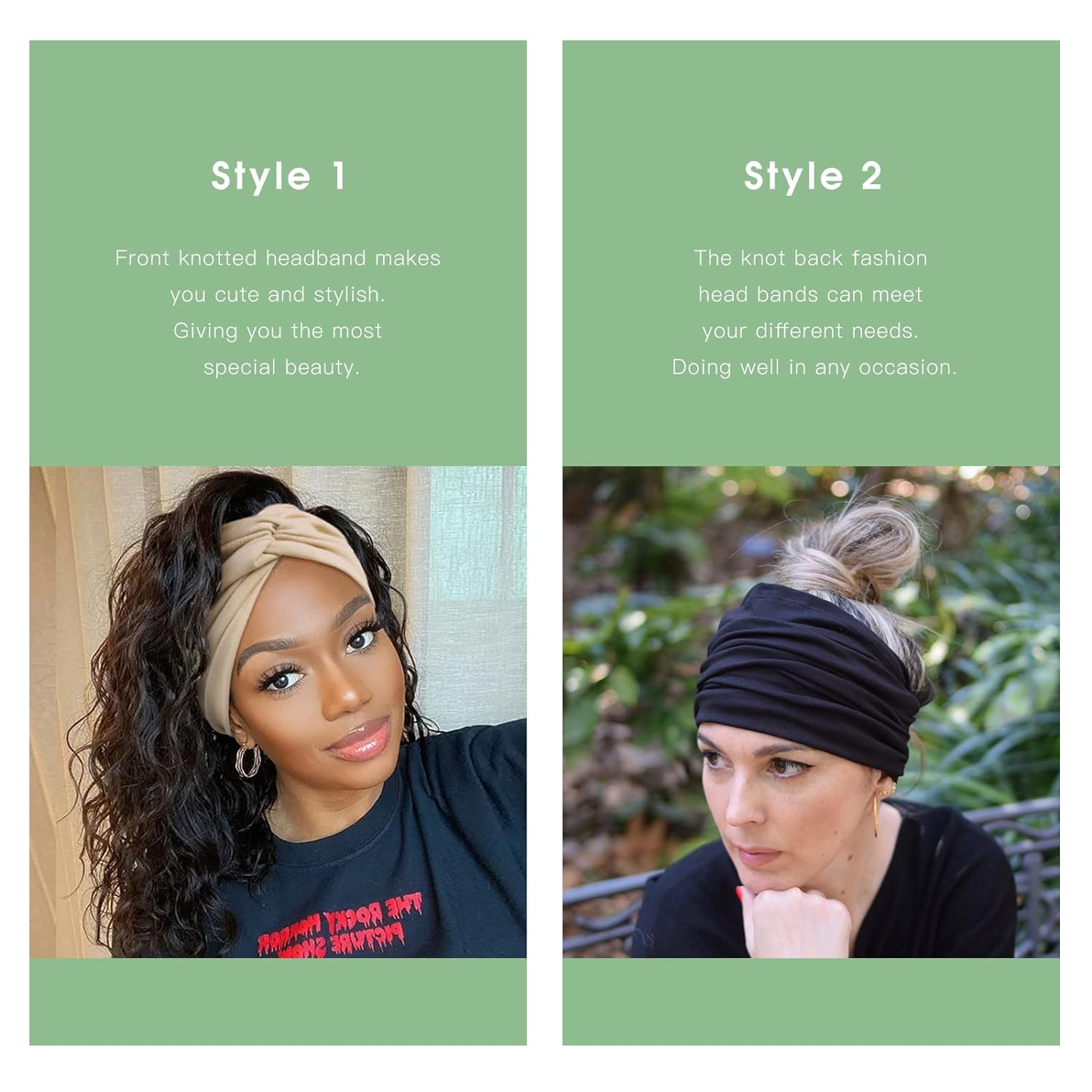 Detalle 2 de Tobeffect 7'' Extra Wide Headbands, 6 Pack