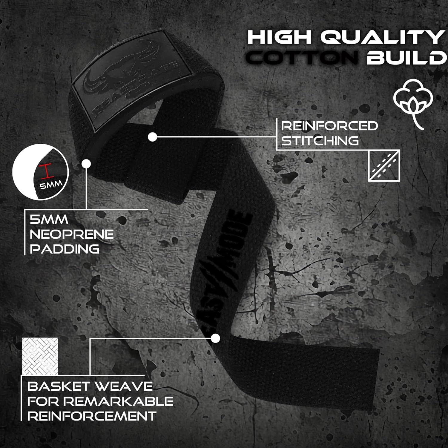 Detalle 2 de Weight lifting wrist straps for support