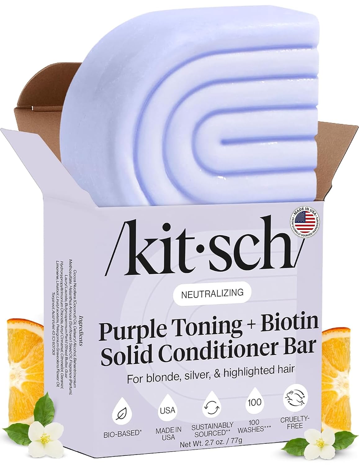 Detalle de Kitsch Purple Conditioner Bar for Blondes