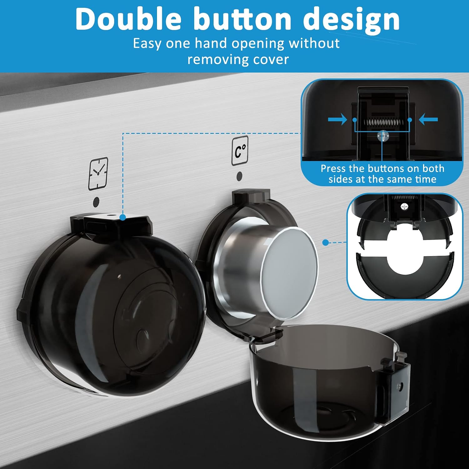 Thumbnail 3 de Gas Stove Knob Covers, PC
