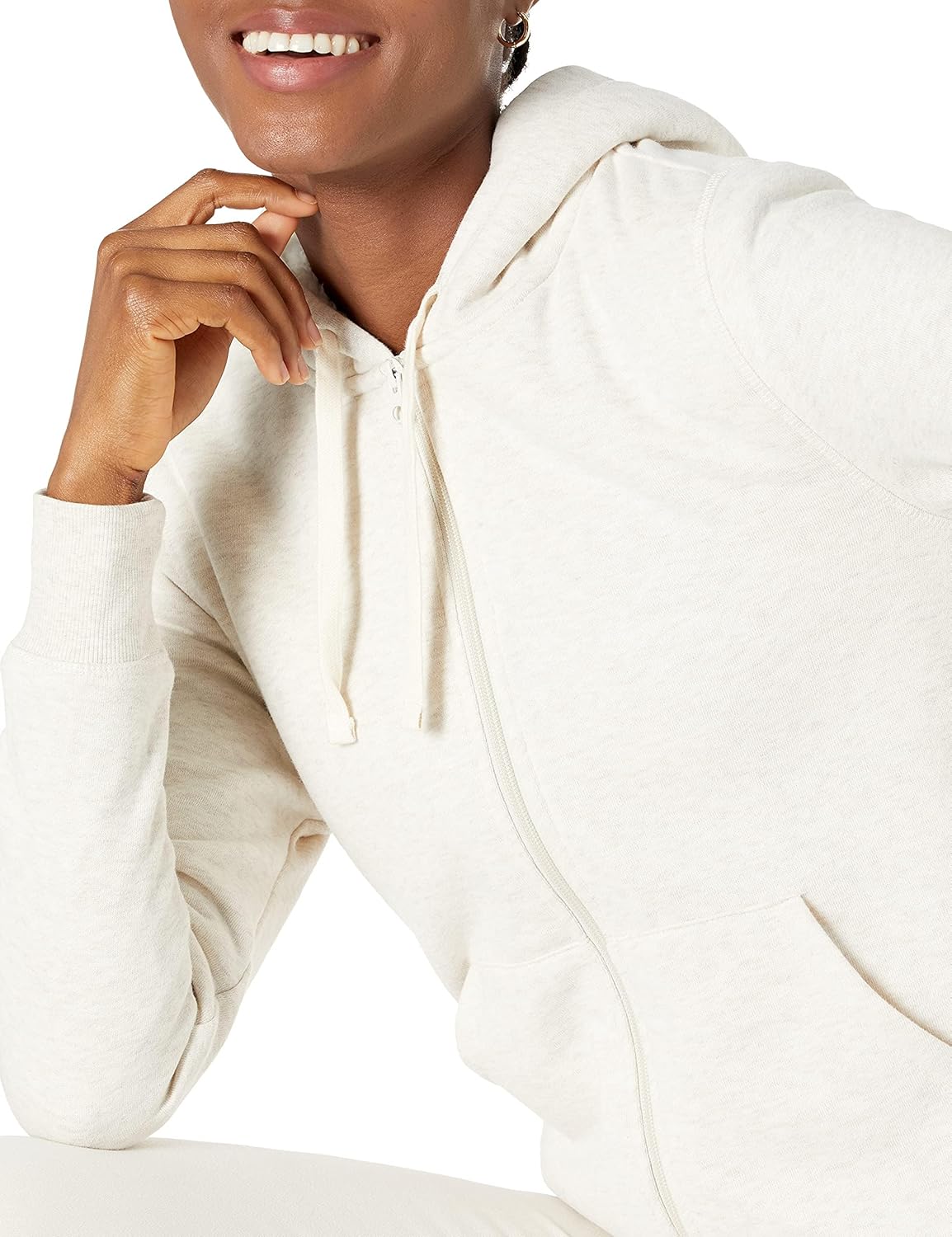 Thumbnail 2 de Amazon Essentials Veste à capuche zippée doublée Sherpa pour femme