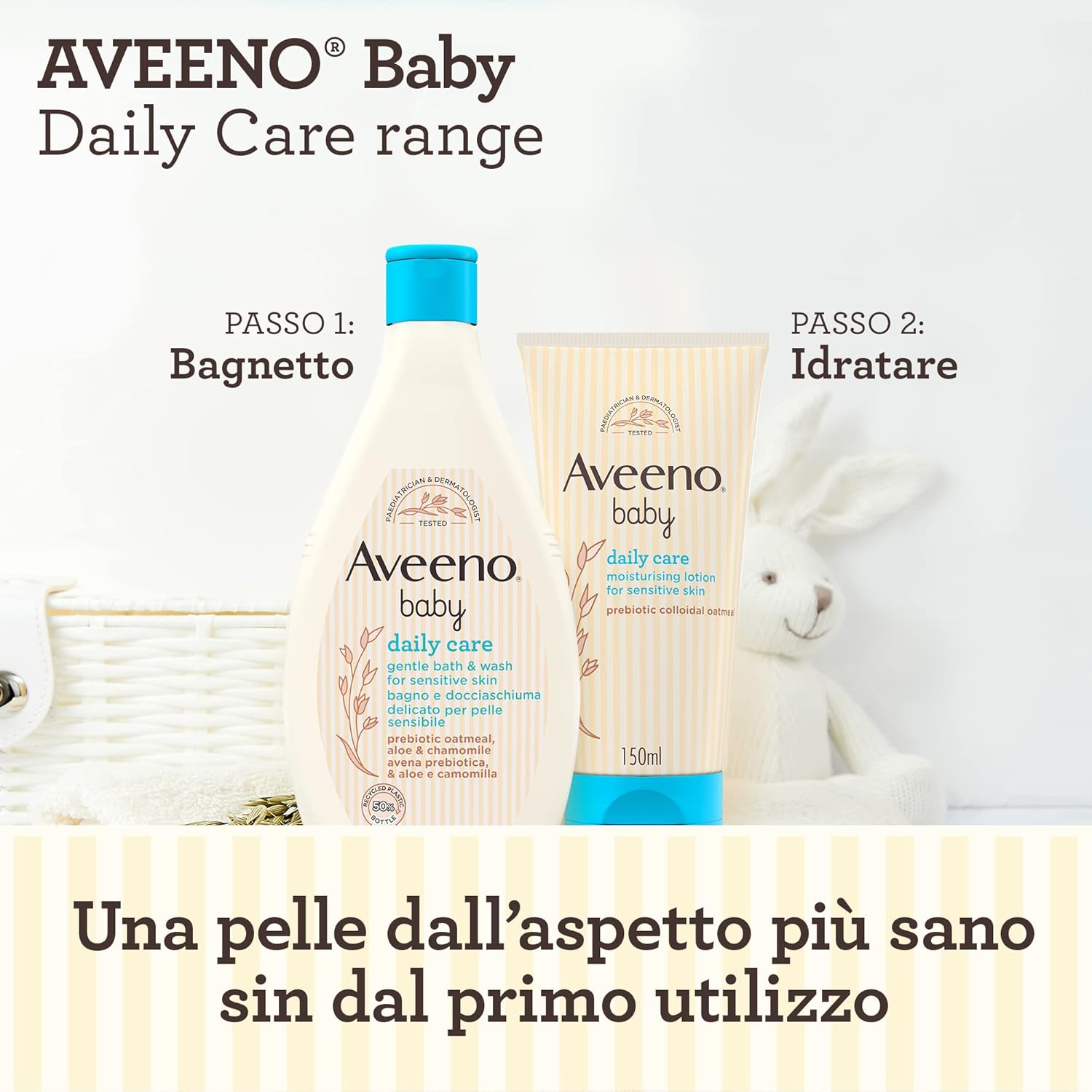 Thumbnail 6 de Aveeno Baby Daily Care Crema Idratante 150 ml – crema viso e corpo per neonati e bambini