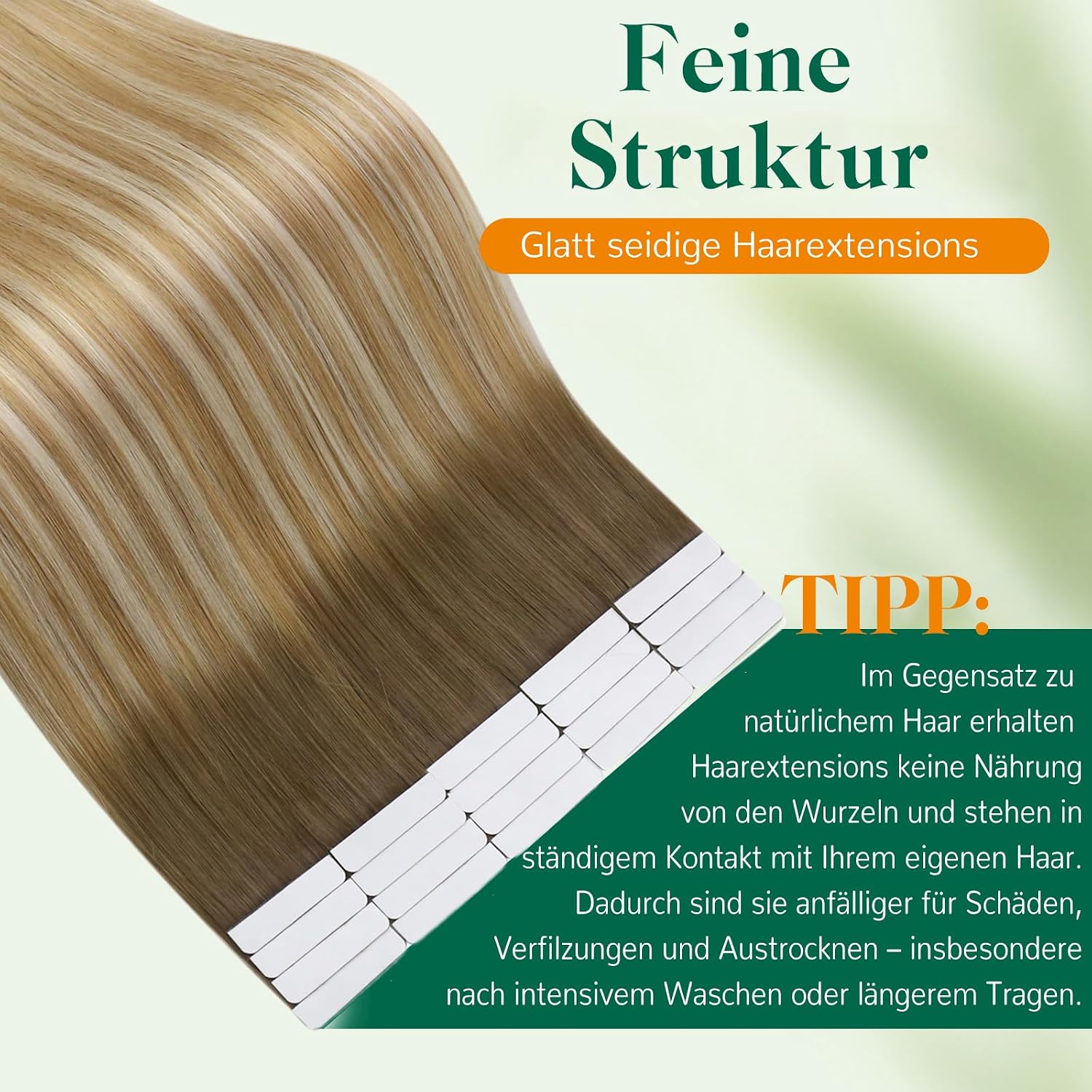 Detalle de Easyouth Tape in Extensions 30 cm Echthaar