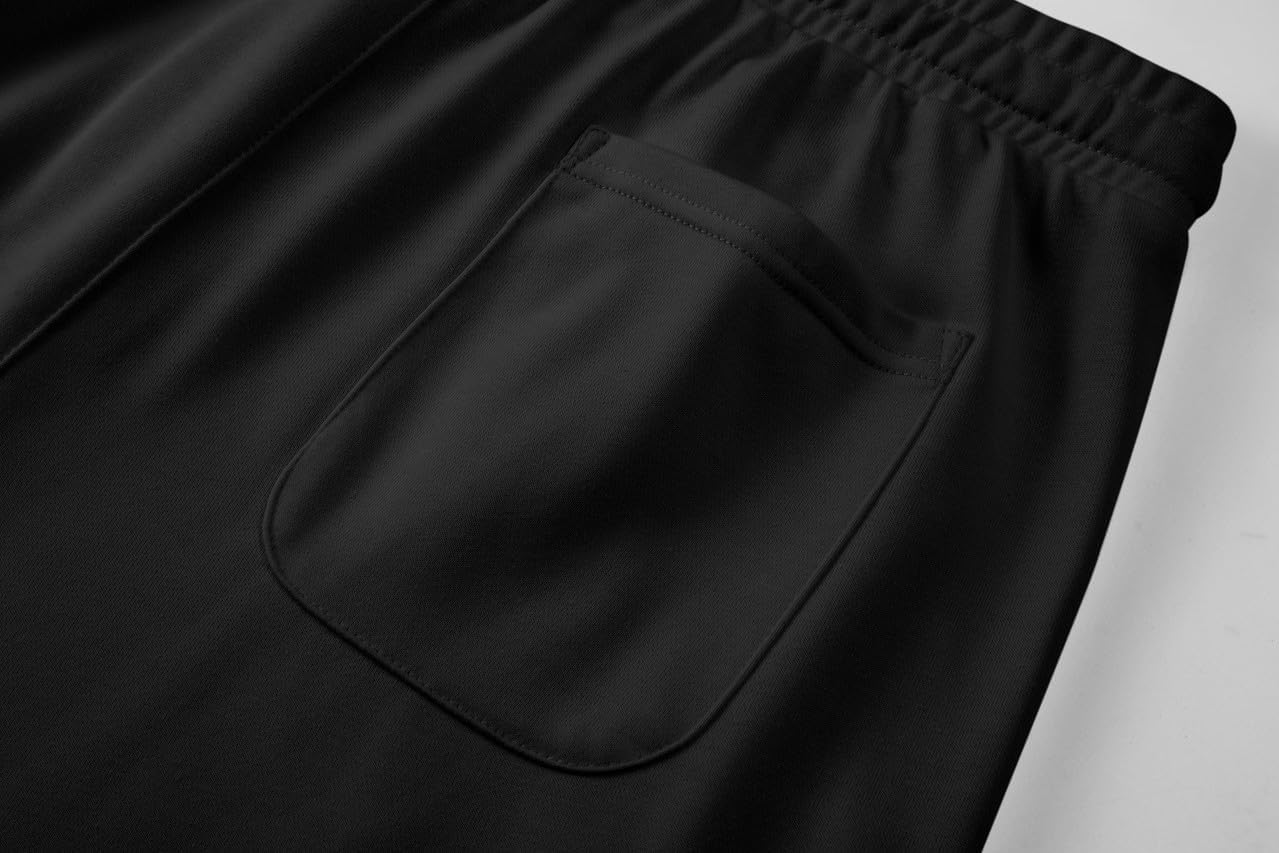 Detalle de JMIERR Herren Kurze Hose Sommer Shorts Baggy Sweatpants mit Kordelzug – Komfortable Alltags- und Sporthose (S-3XL)