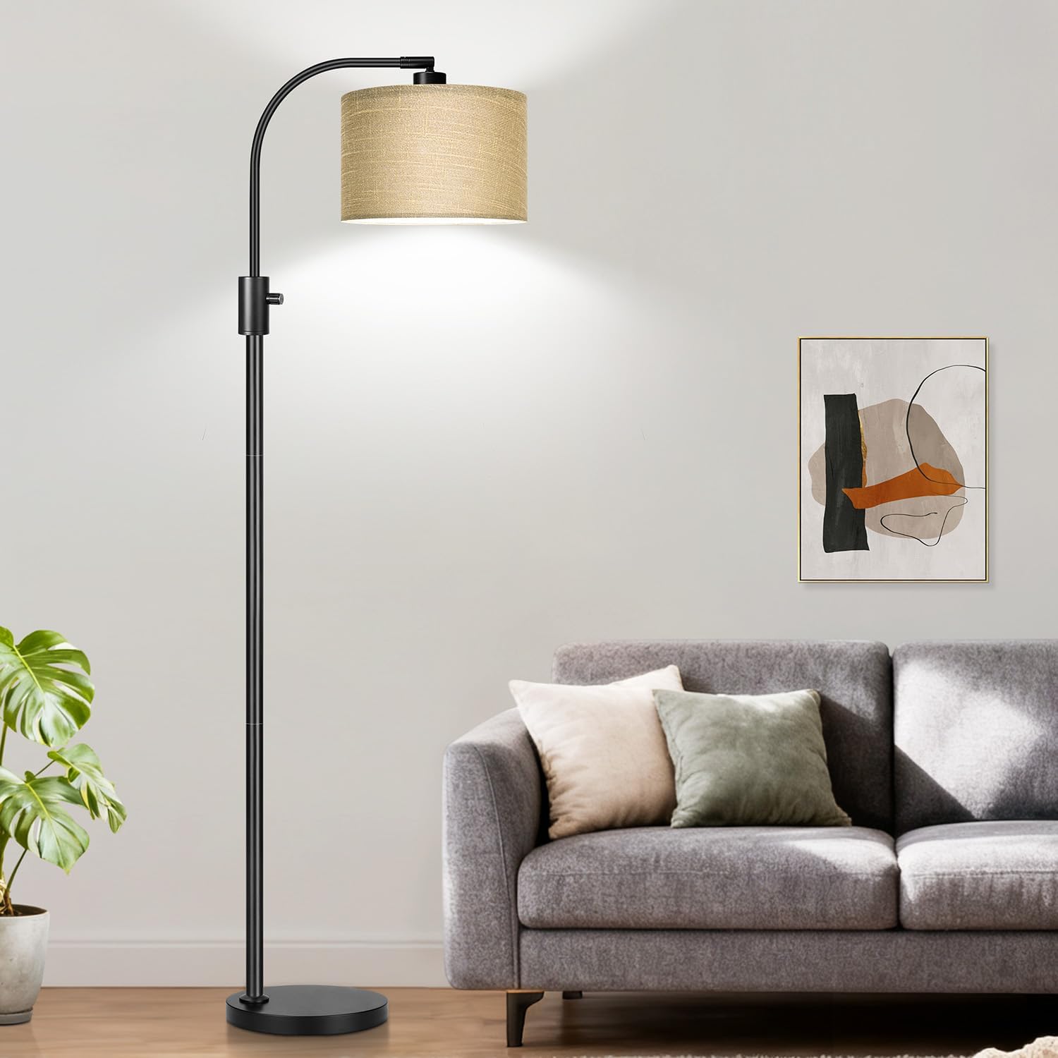 Detalle 1 de Nintiue Dimmable Floor Lamp, 1200 Lumens