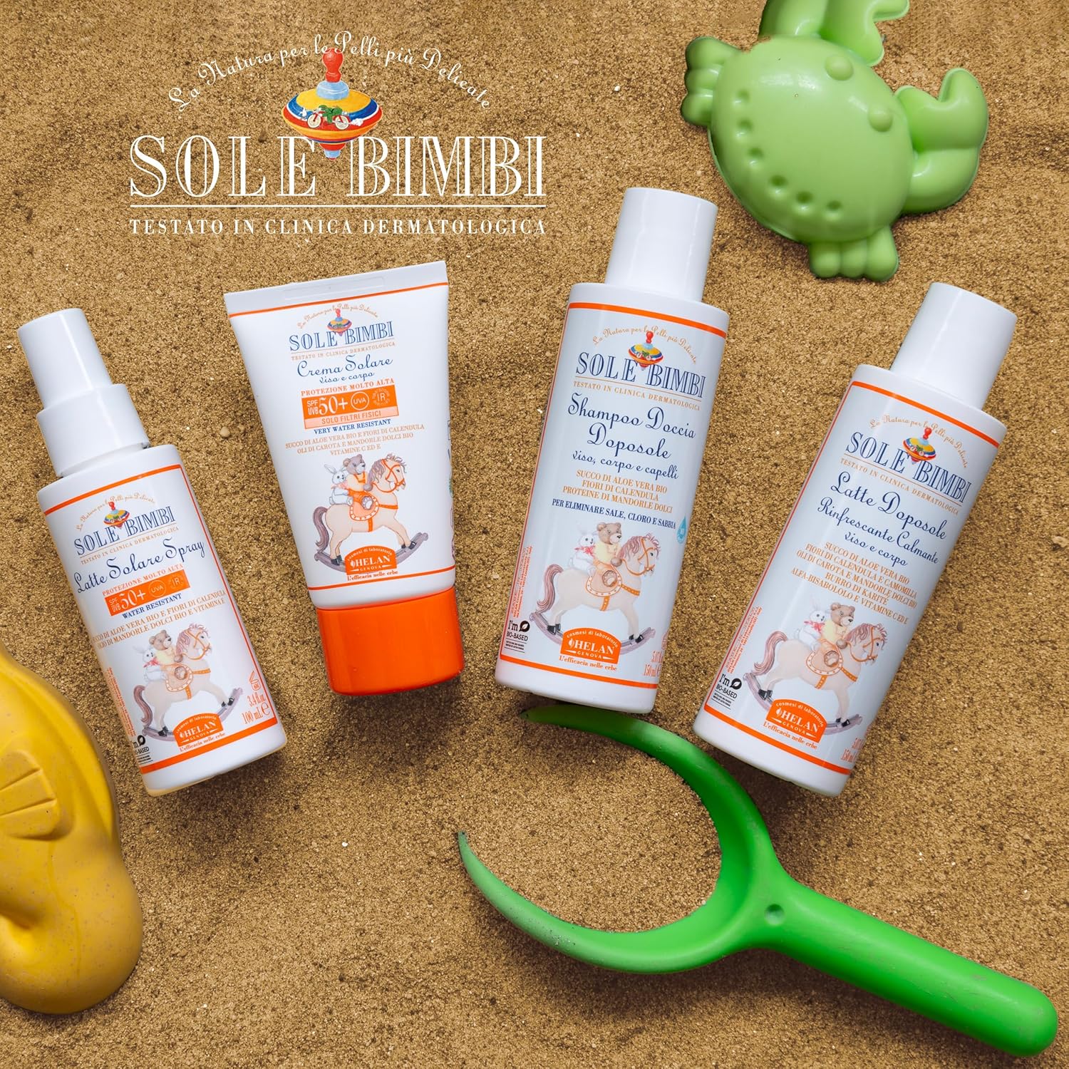Detalle 2 de Helan Sole Bimbi SPF50+ Fluide Spray Enfants et Bébés – Hydratant et Protecteur, 100 ml