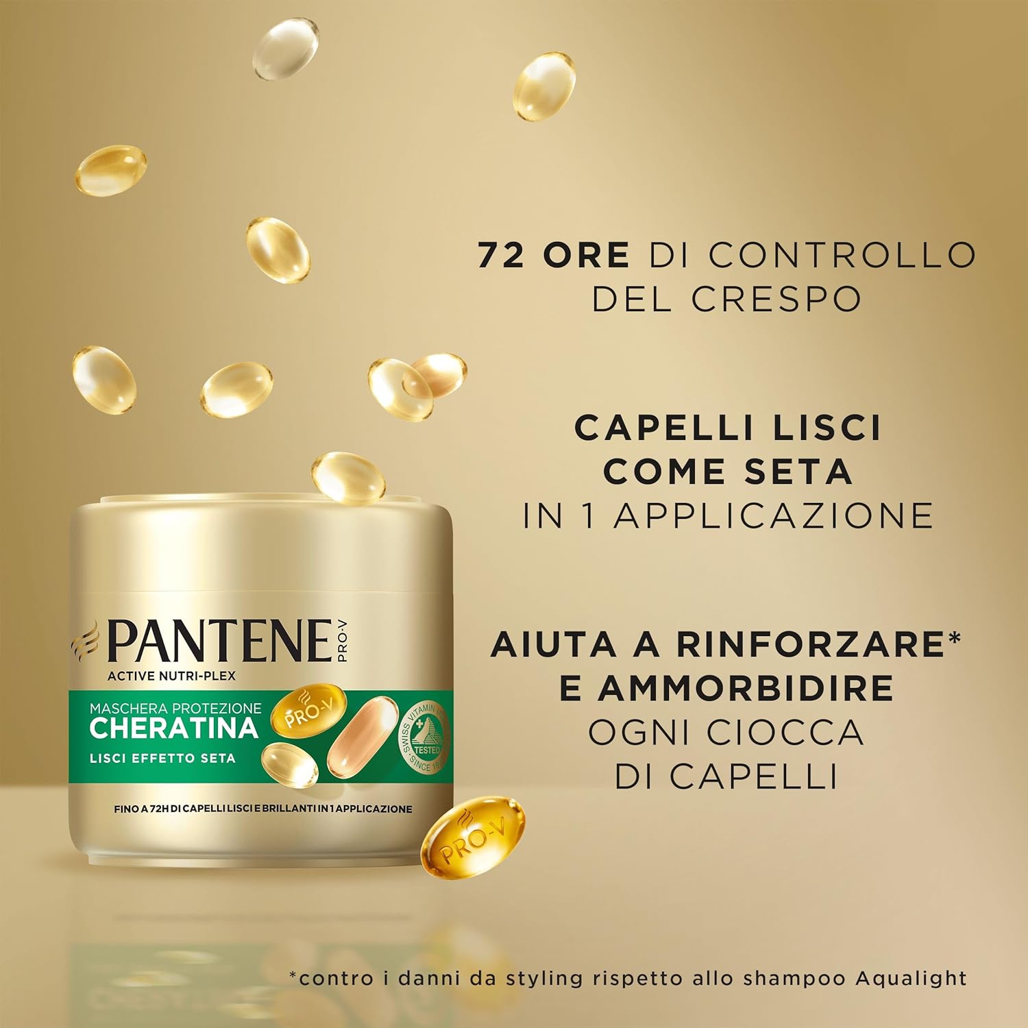 Detalle 2 de Pantene Pro-V Set Massaggiatore + Maschera 300ml 💇♀